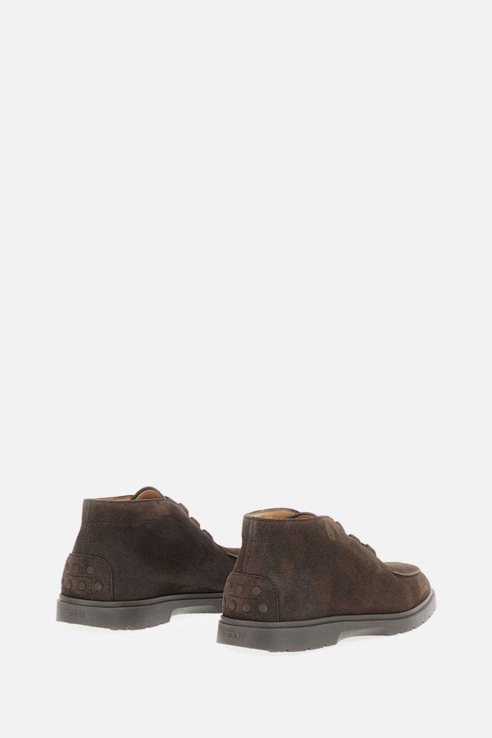 Tod's SCARPE POLACCHINO IN PELLE SCAMOSCIATA