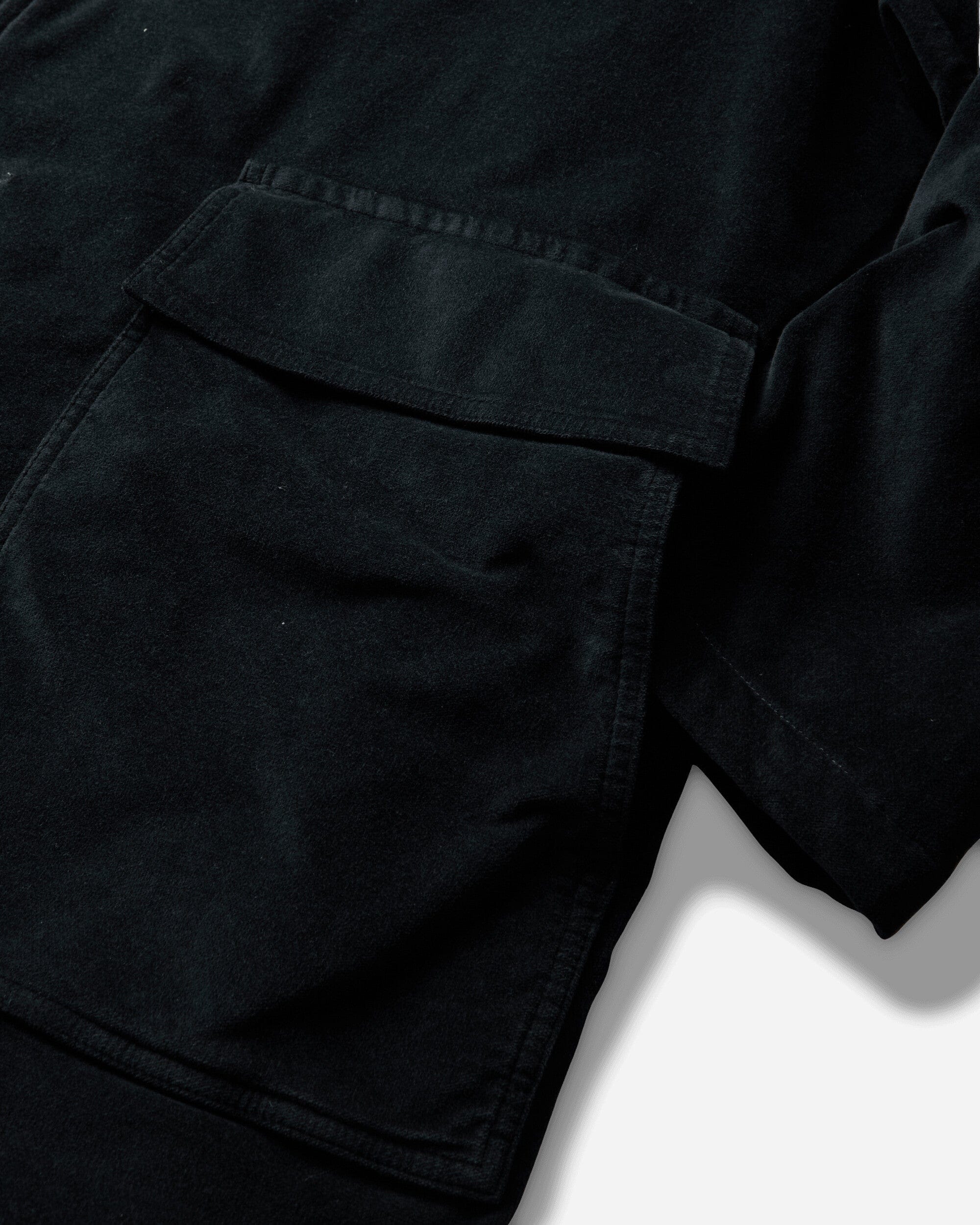 MM6 Maison Margiela Men's Cotton Caban Jacket Black