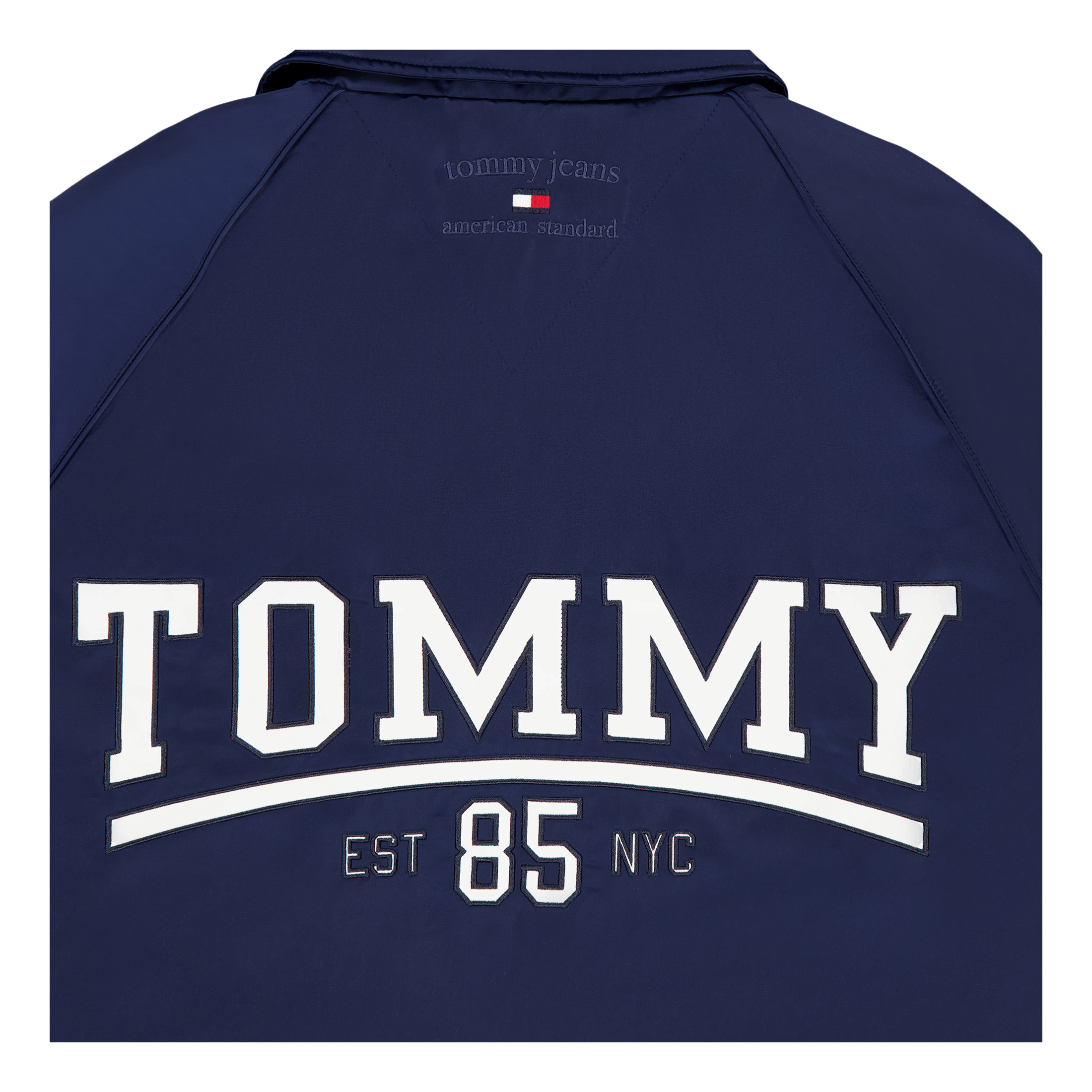 Tommy Jeans Tjcu Long Varsity Coach Jacket Carbon Navy