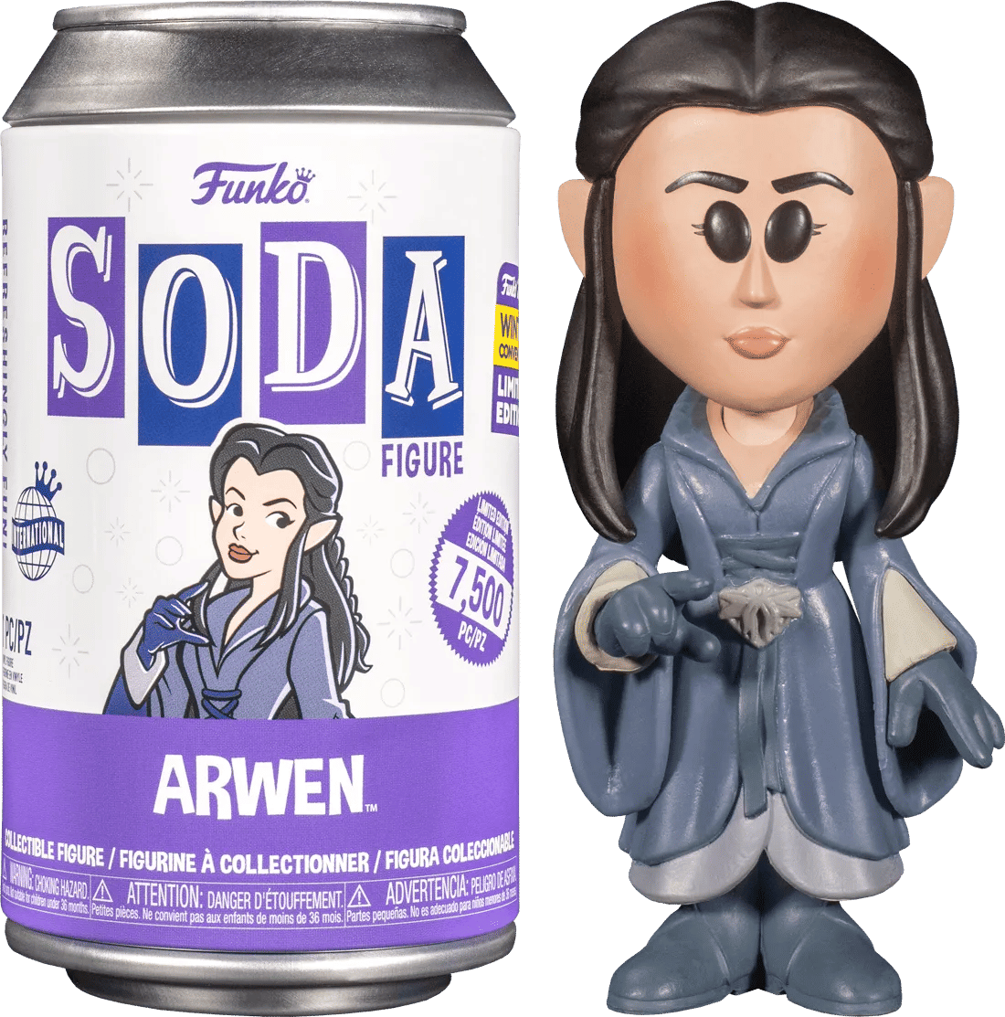 Funko The Lord of the Rings - Arwen Winter Con 2022 Exclusive (with chase) Vinyl Soda [RS]