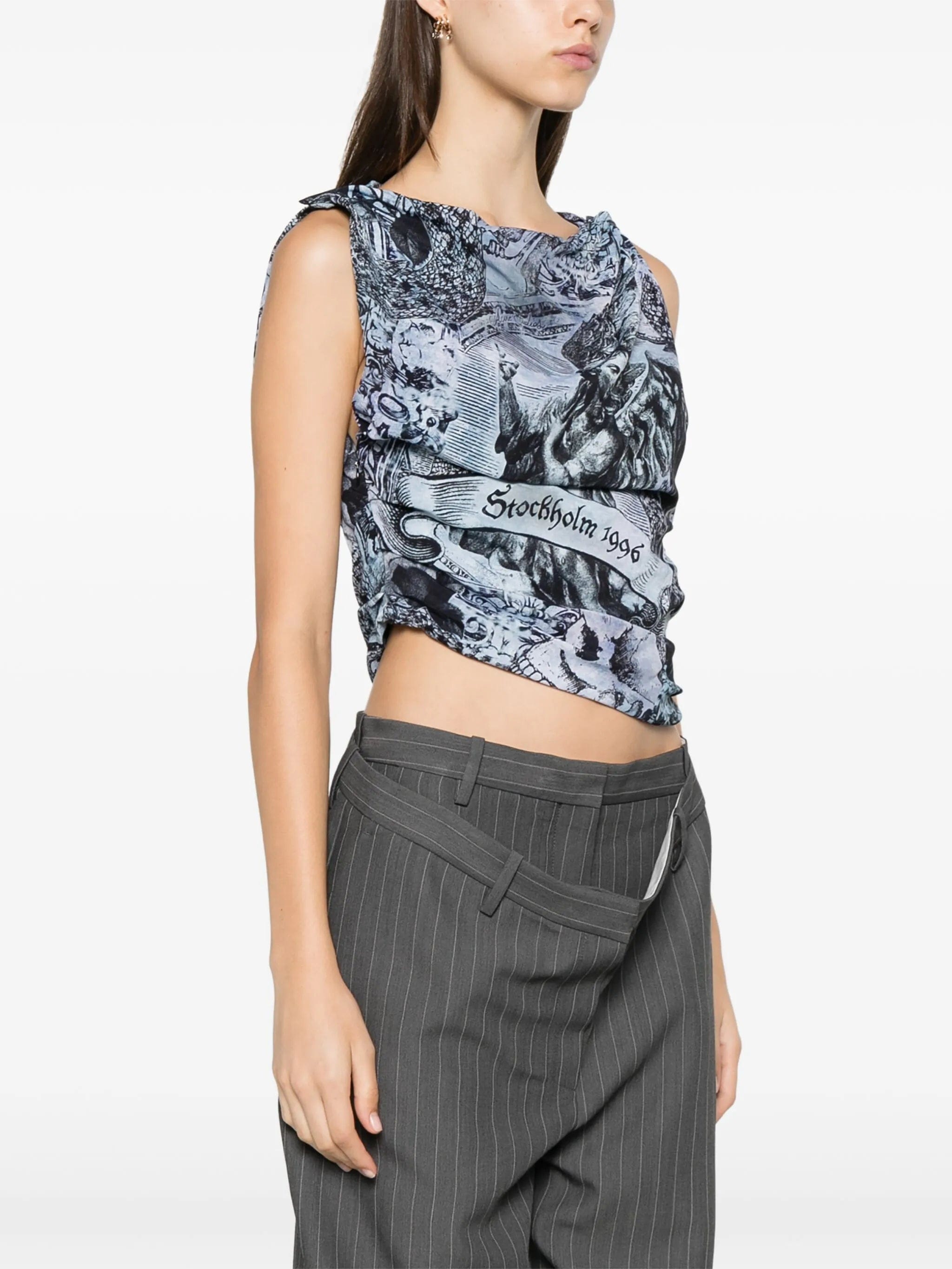Acne Studios printed blouse