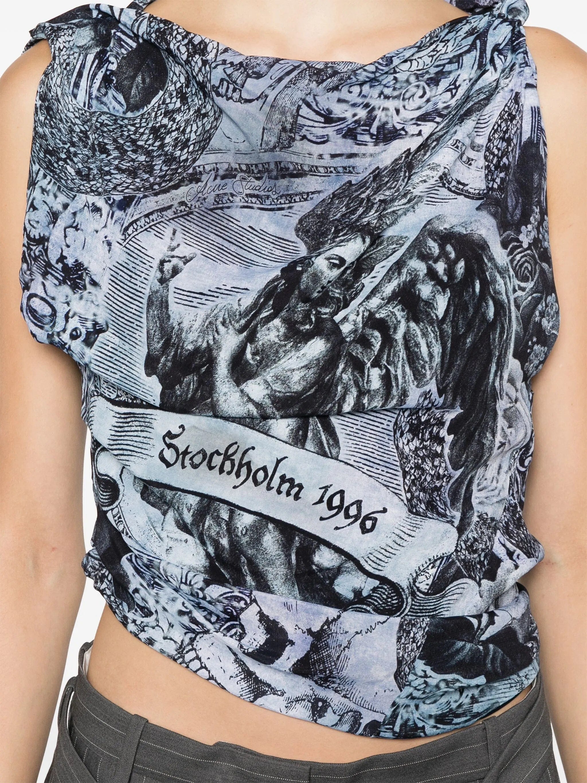 Acne Studios printed blouse