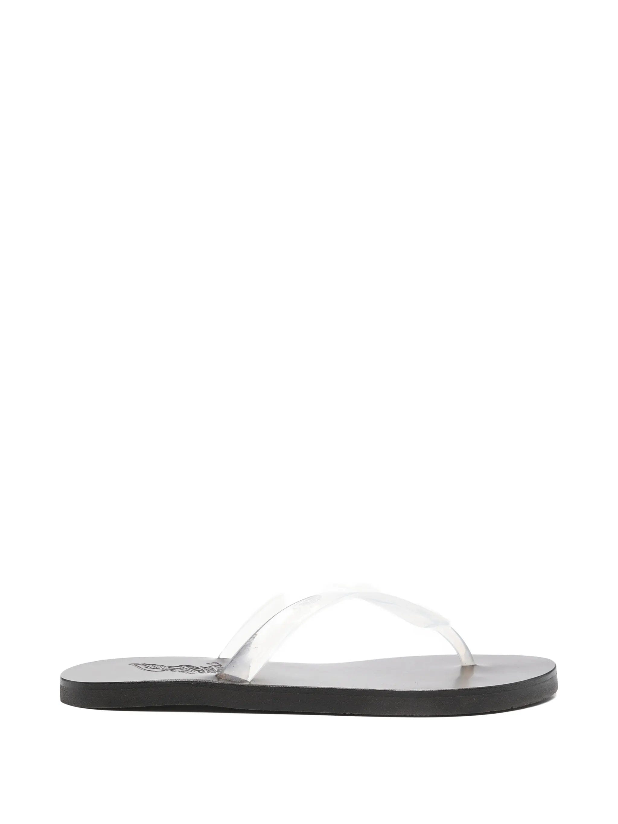 Ancient Greek Sandals jelleyleather sole saionara jelly flip - flops