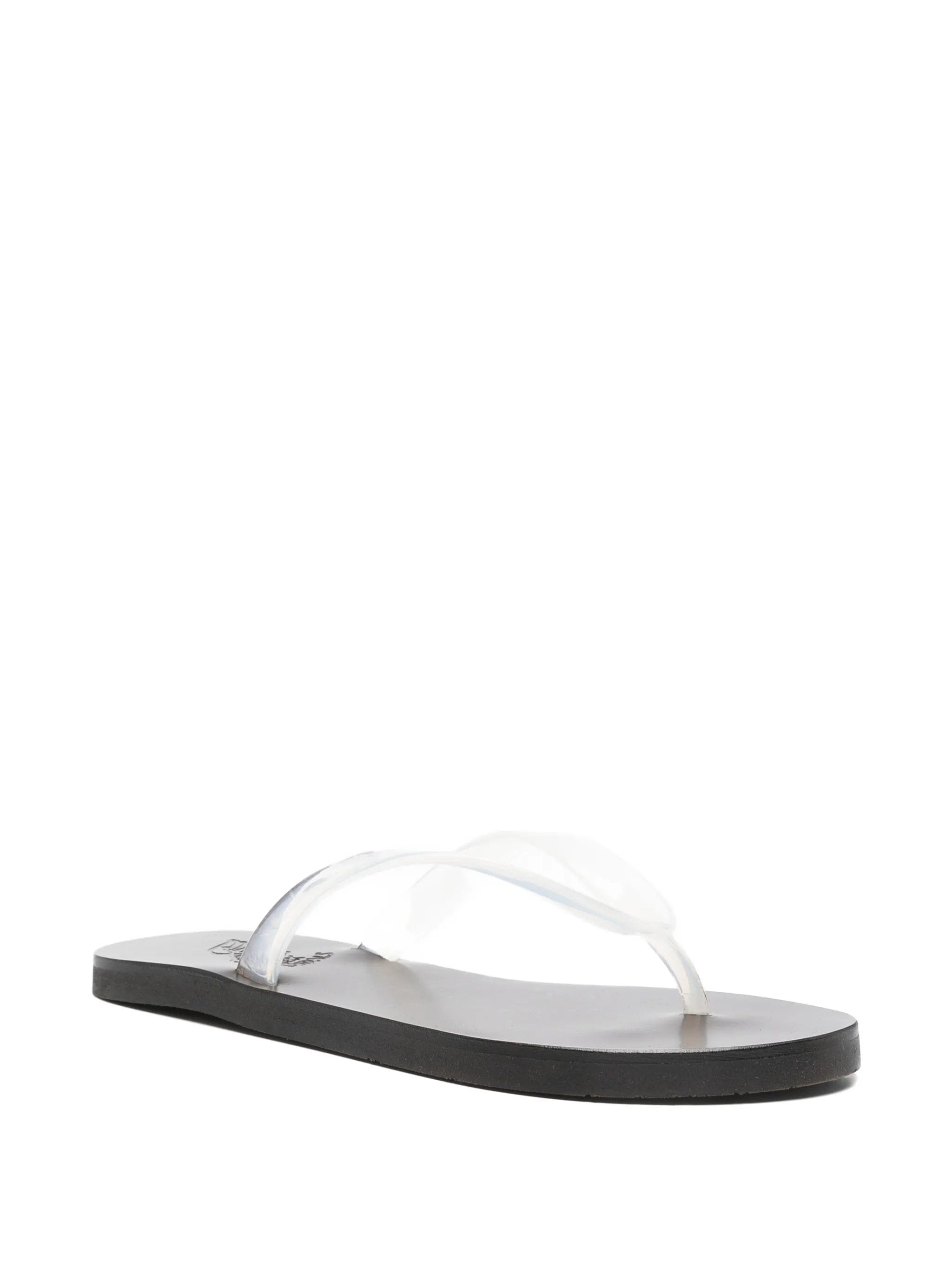 Ancient Greek Sandals jelleyleather sole saionara jelly flip - flops