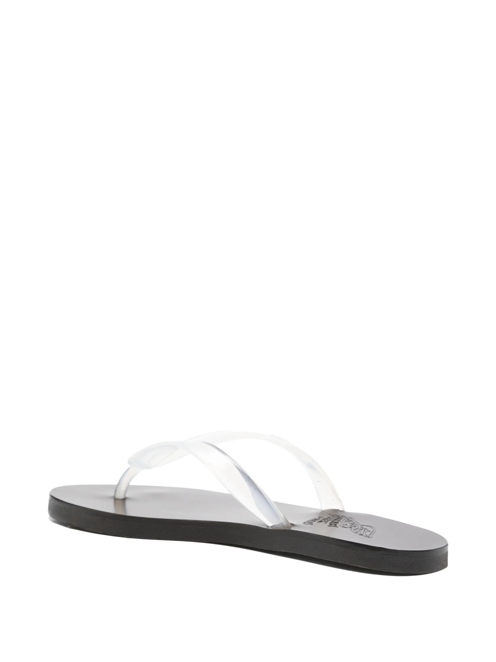 Ancient Greek Sandals jelleyleather sole saionara jelly flip - flops
