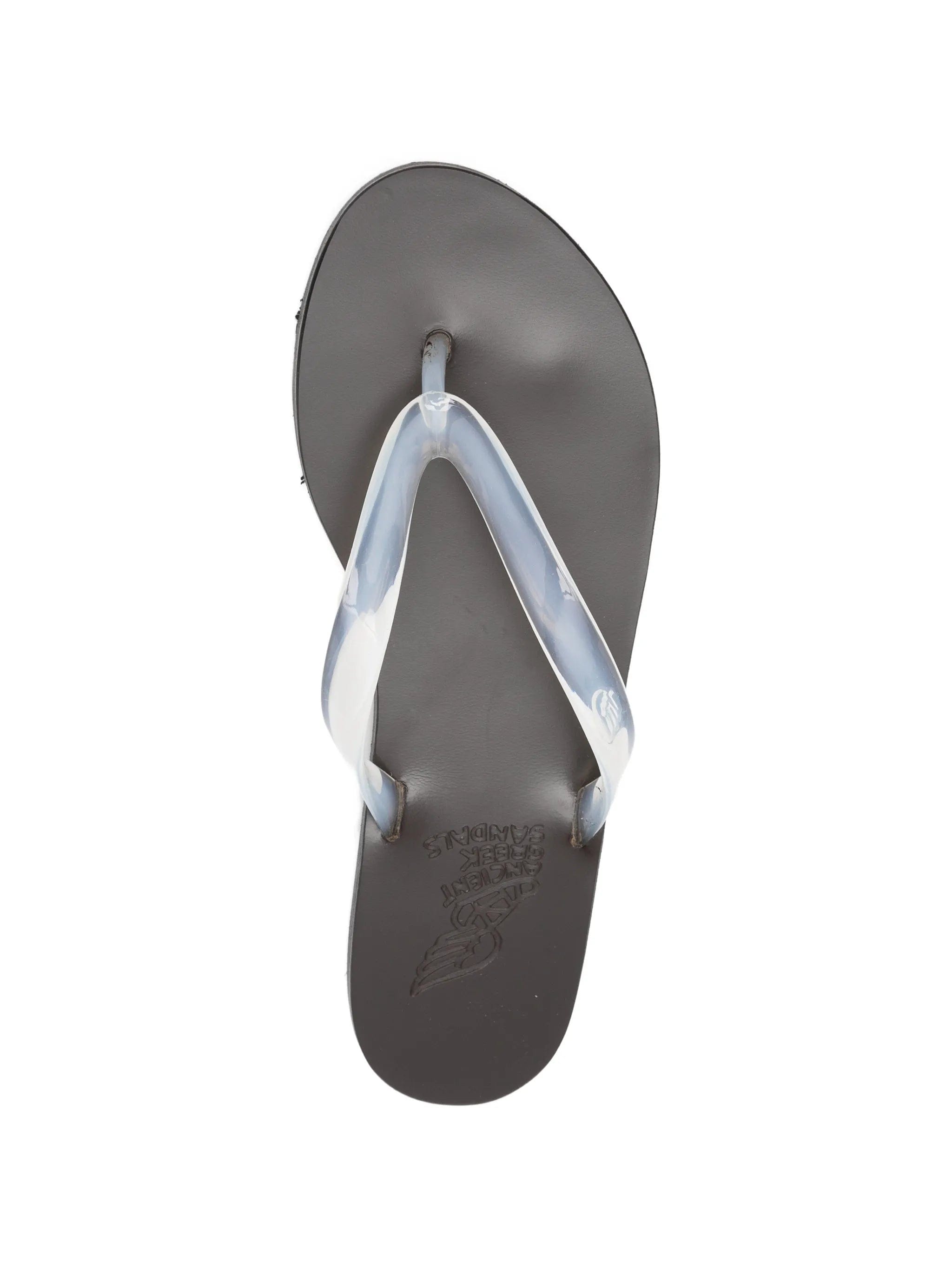 Ancient Greek Sandals jelleyleather sole saionara jelly flip - flops