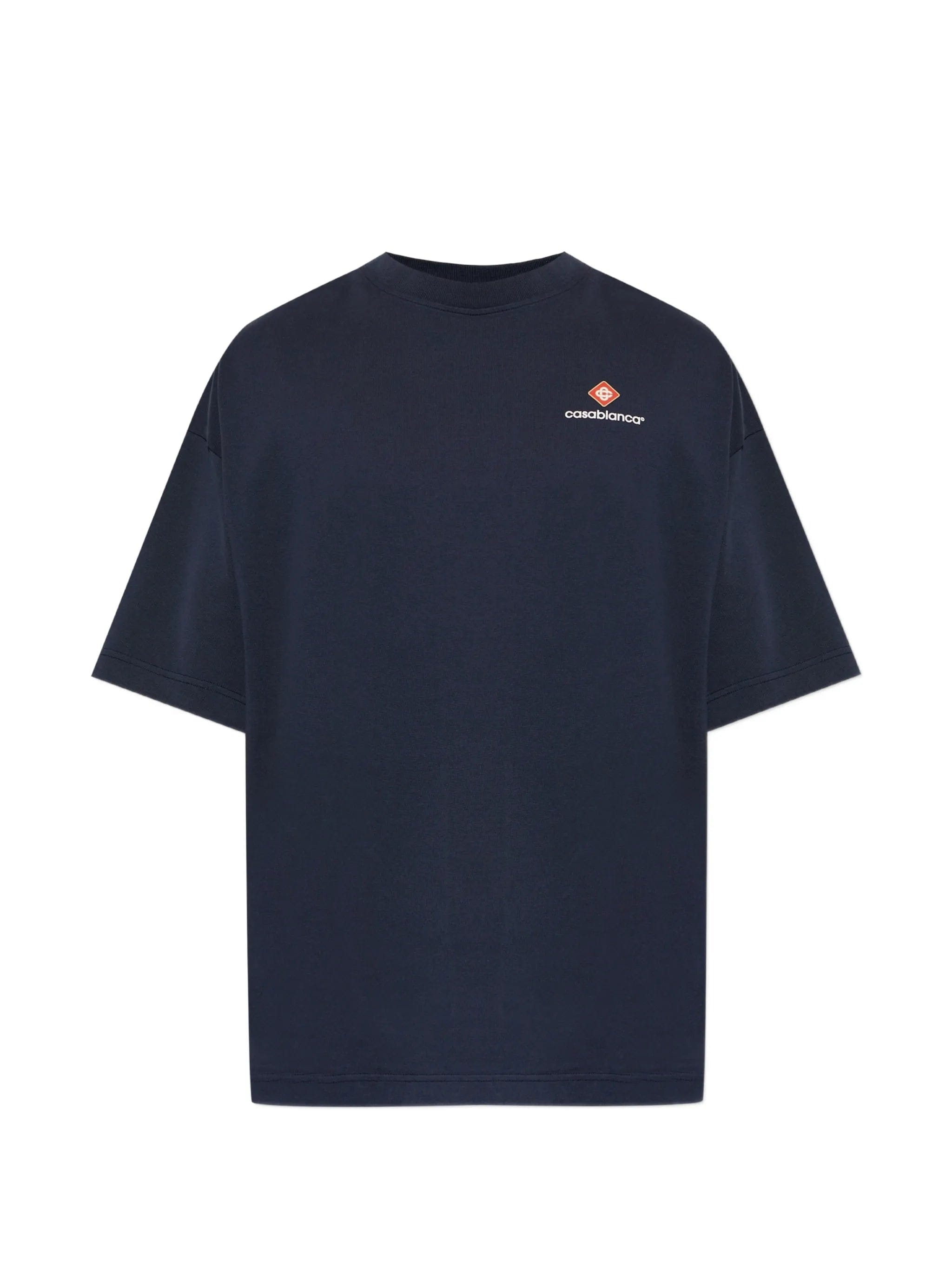 Casablanca logo - print T - shirt