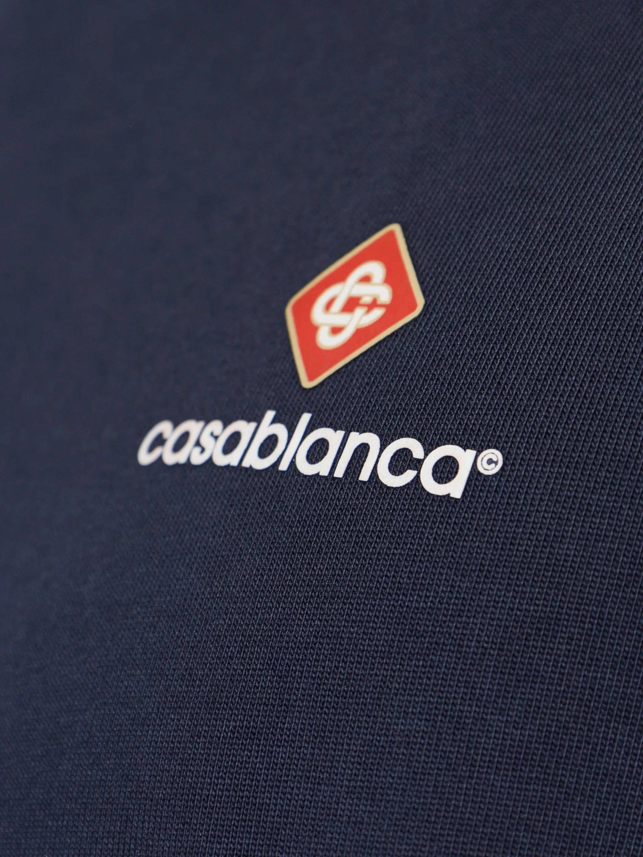 Casablanca logo - print T - shirt