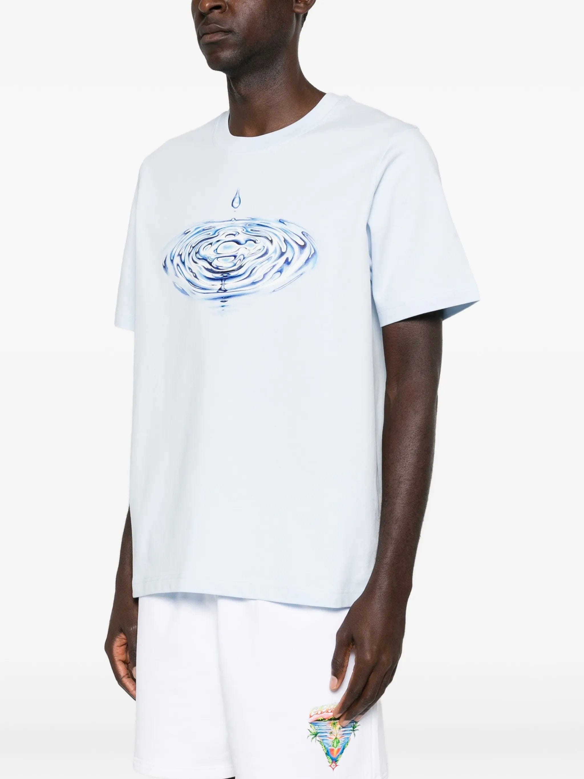 Casablanca Drip logo T - shirt