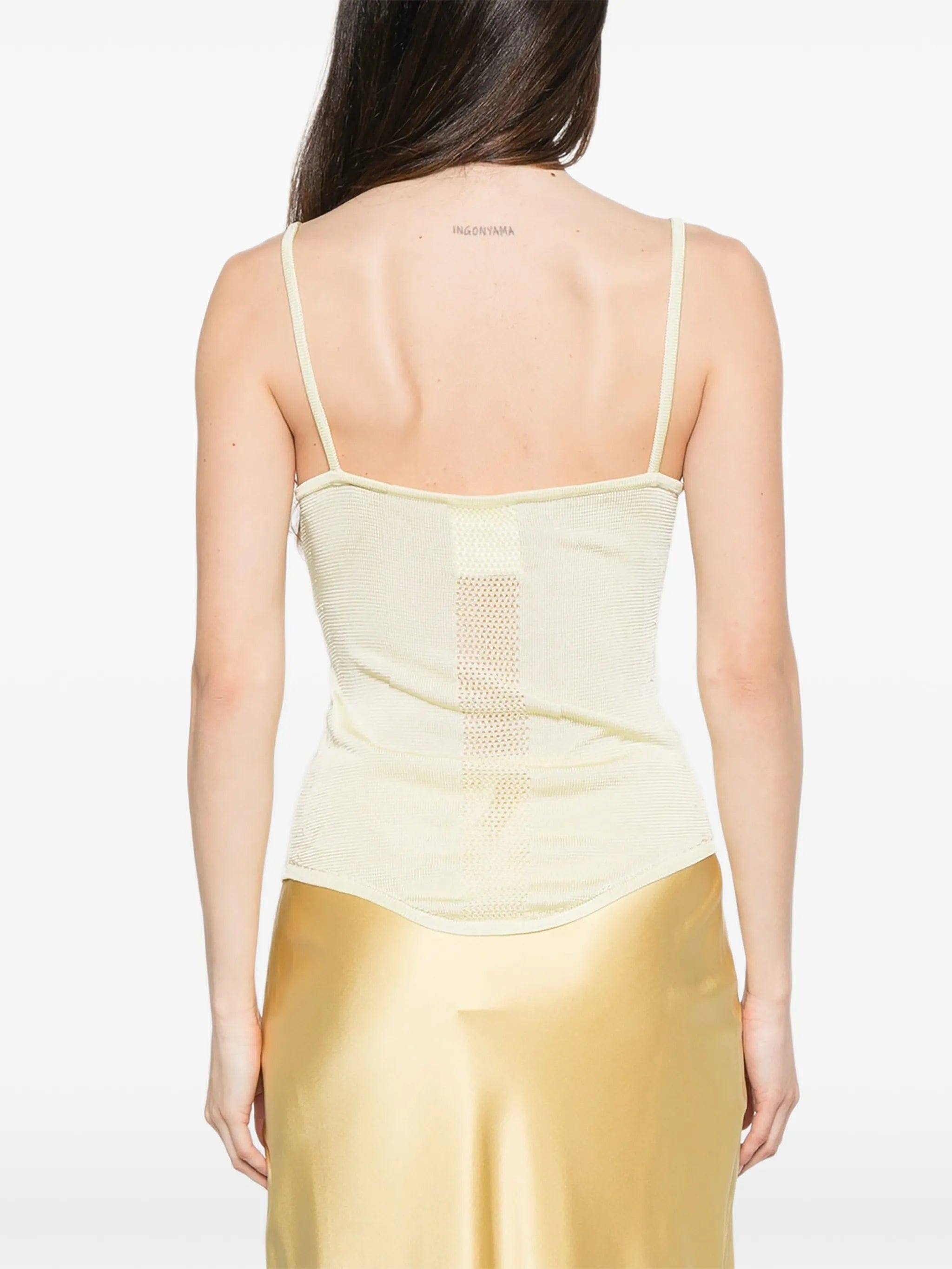 Paris Georgia Amelia stitched tank top