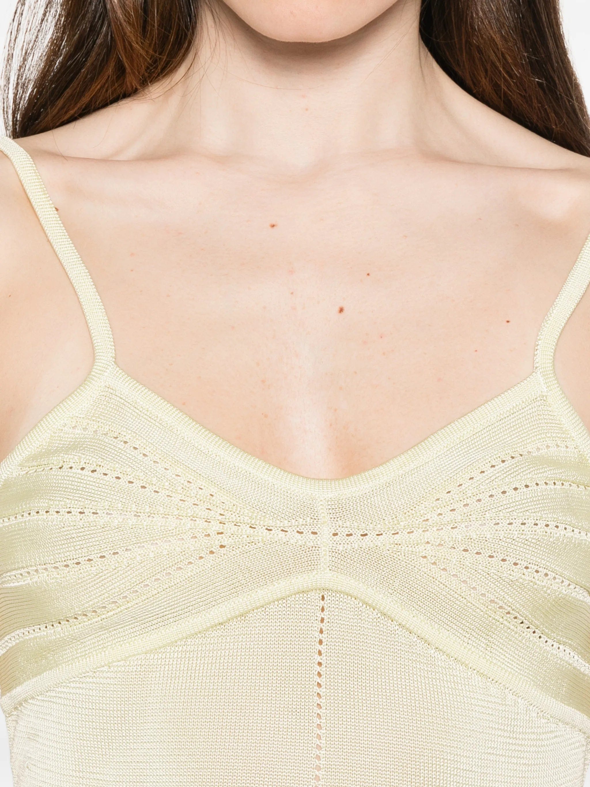 Paris Georgia Amelia stitched tank top