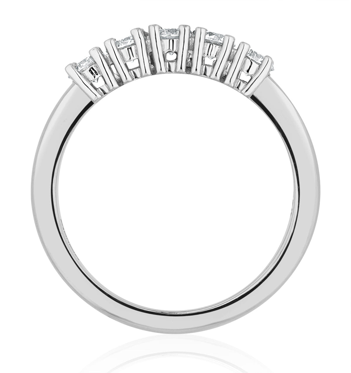 Chloe Platinum 5 Stone Diamond Eternity Ring 0.50CT G/VS