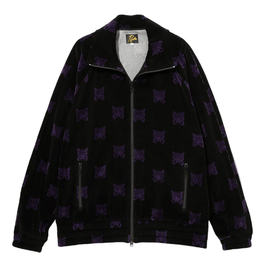Needles Track Jacket - C/pe Papillon V Black/purple