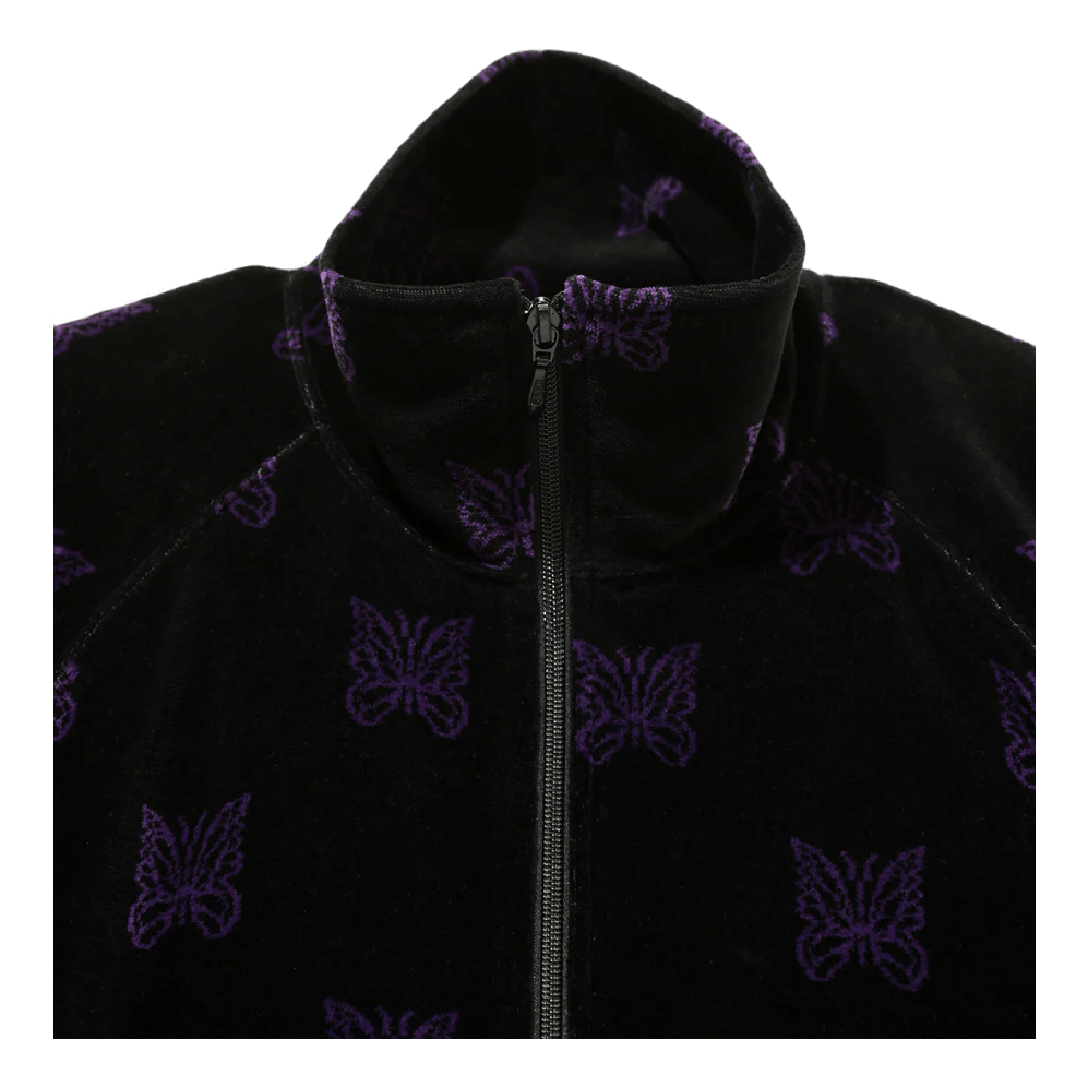 Needles Track Jacket - C/pe Papillon V Black/purple