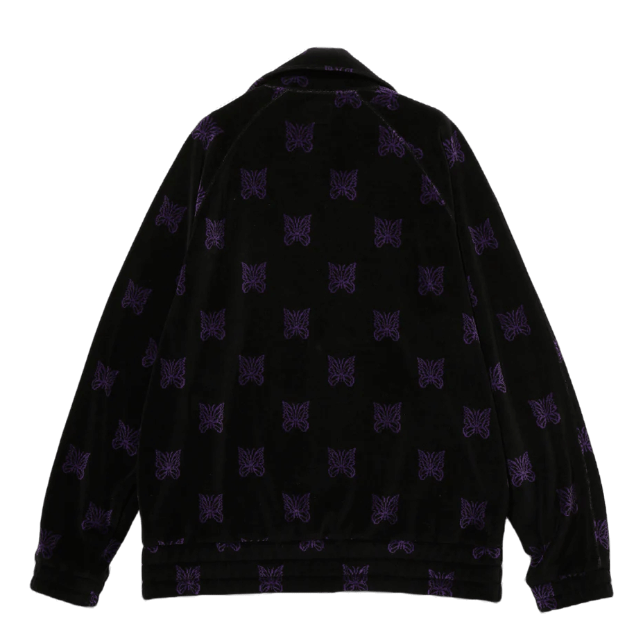 Needles Track Jacket - C/pe Papillon V Black/purple