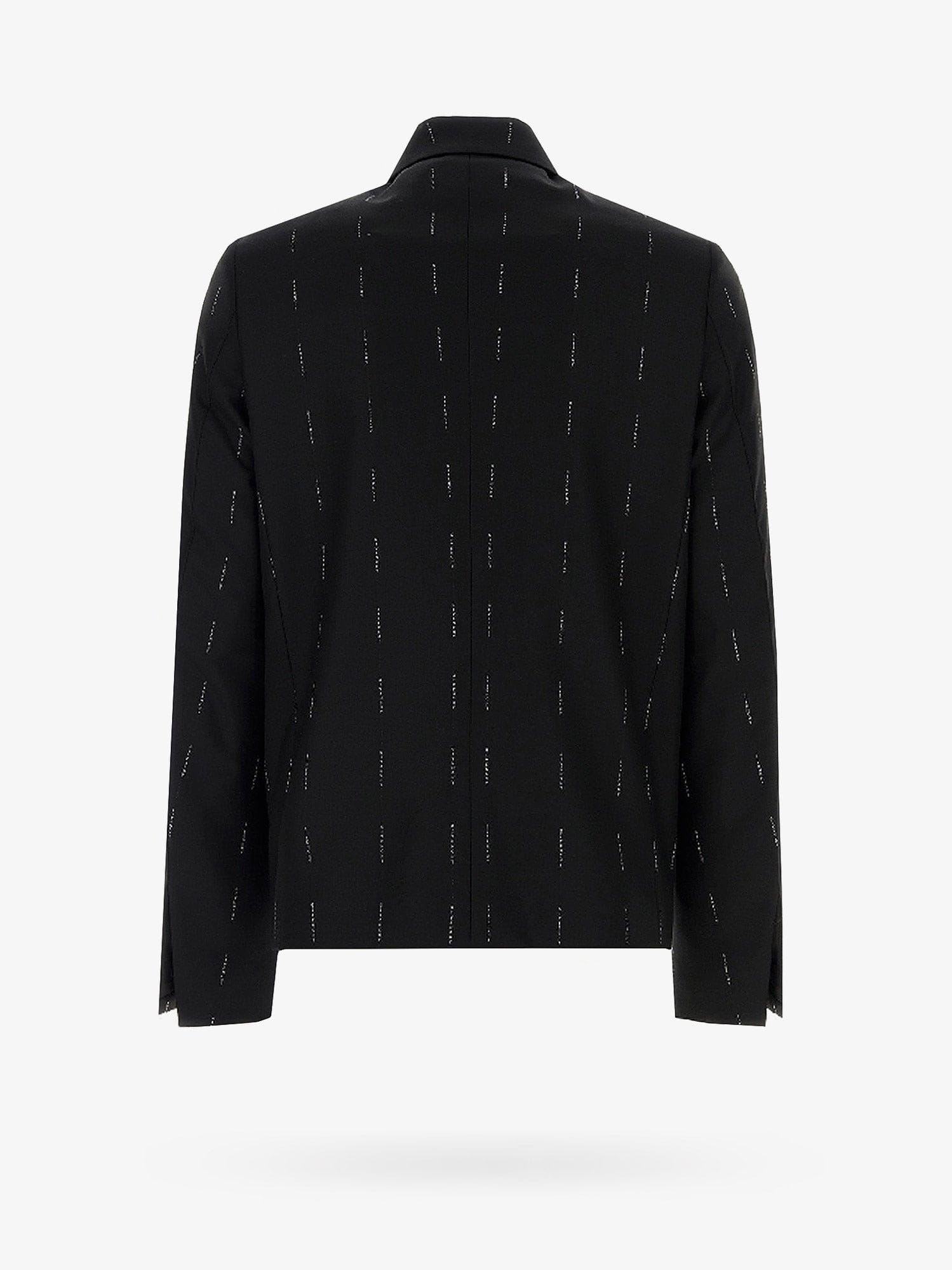 Givenchy Wool blazer with all - over logo print