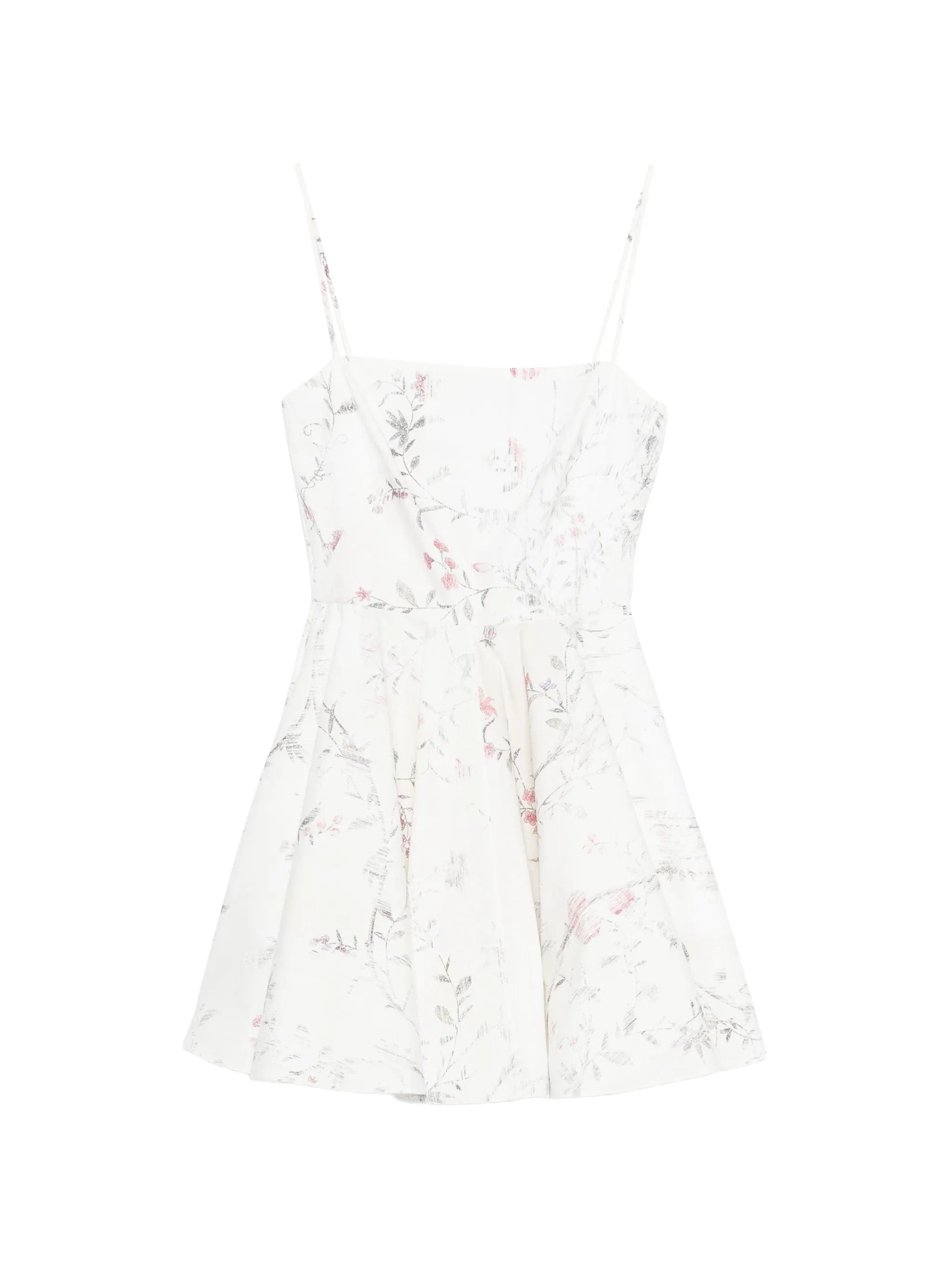 Givenchy A - line floral - print mini dress
