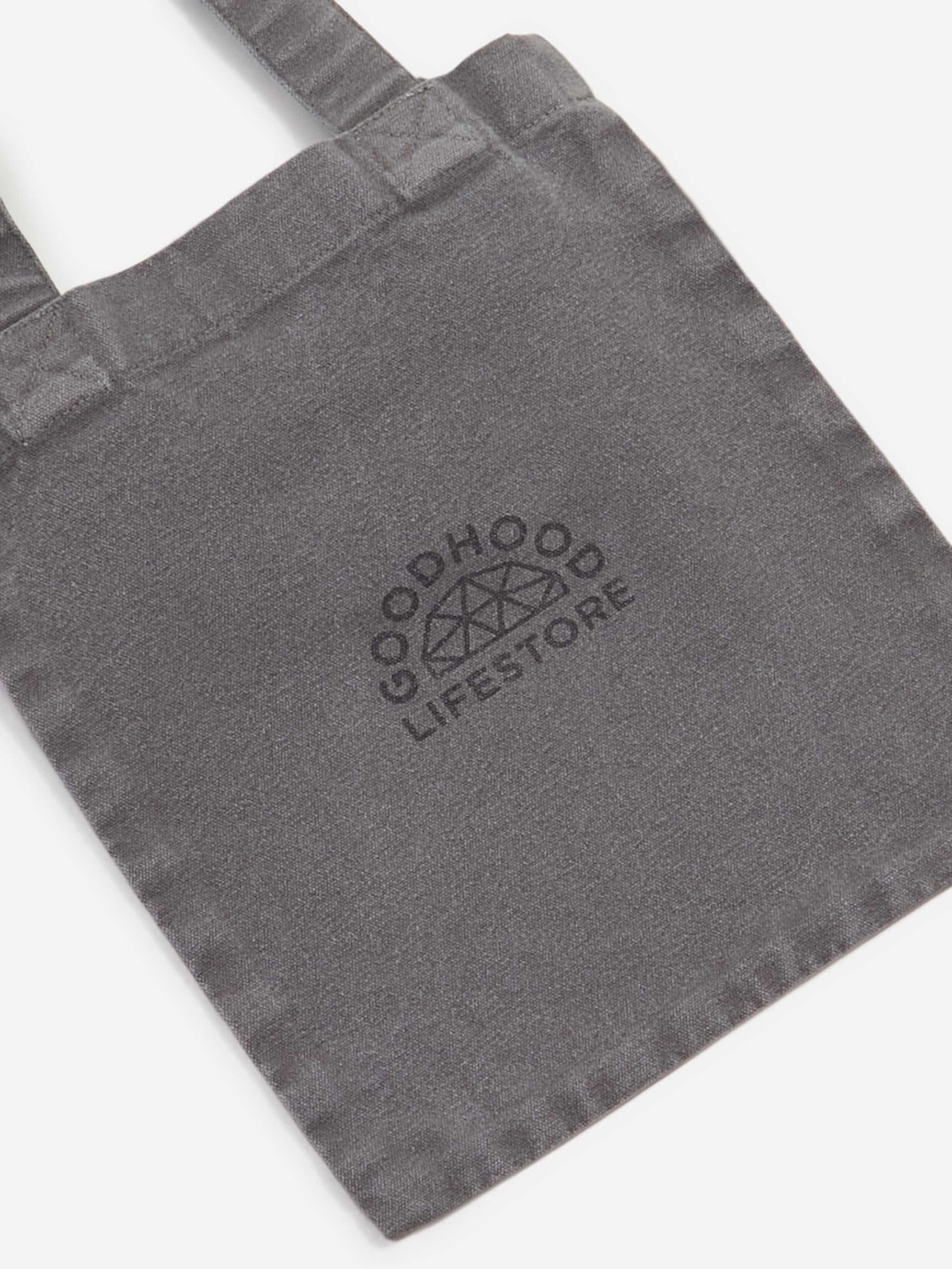 Goodhood Lifestore Tote Bag Small - Washed Black