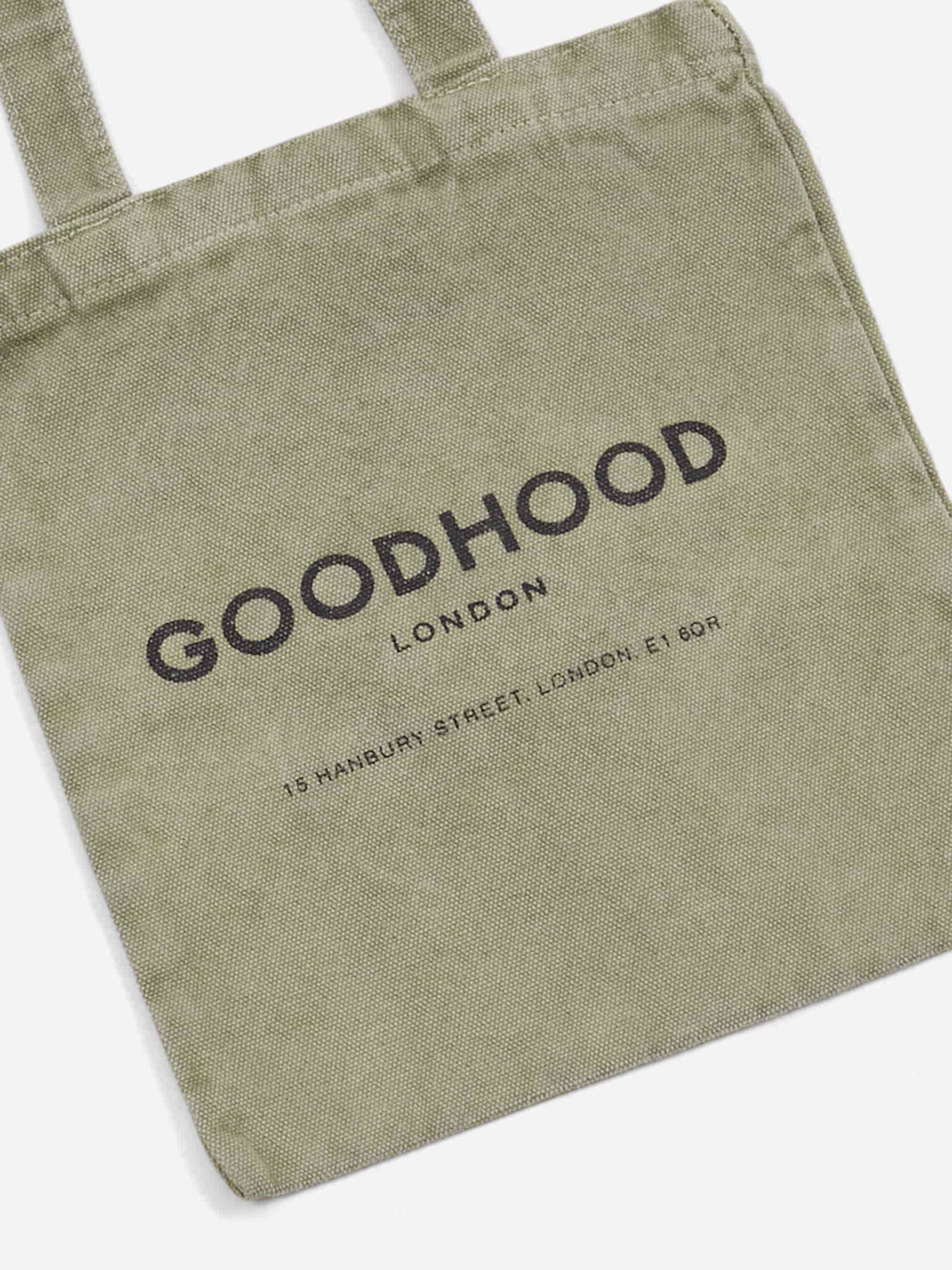 Goodhood London Tote Bag Small - Olive