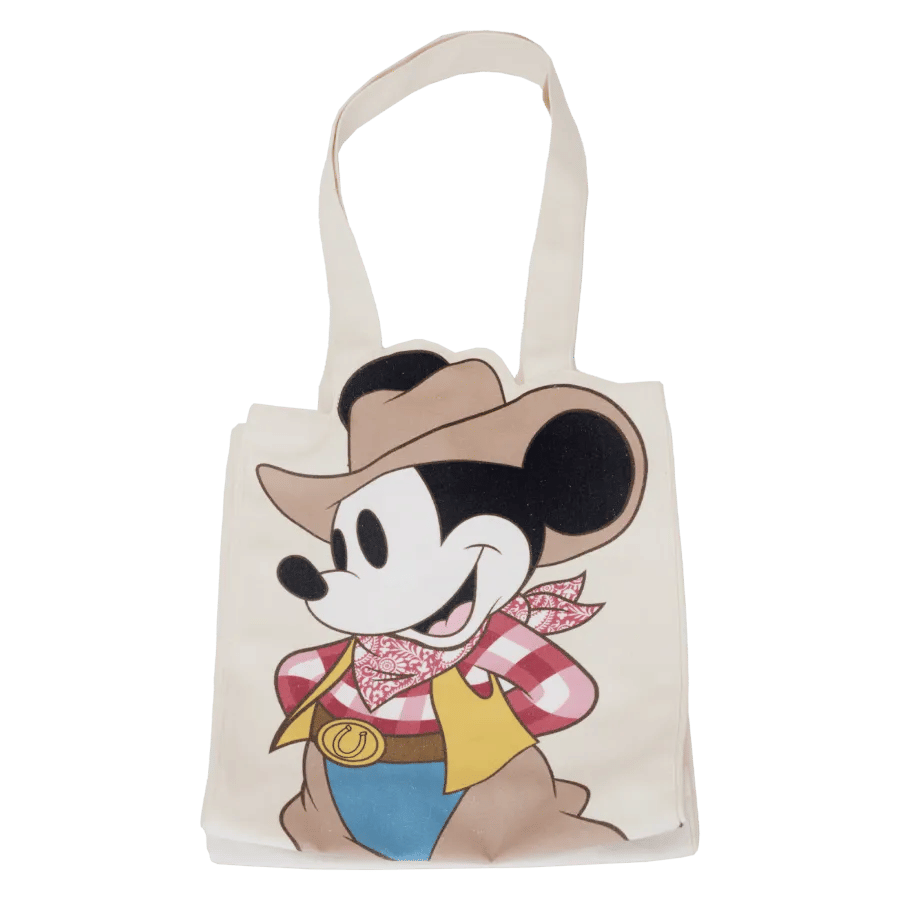 Loungefly Disney - Western Mickey Canvas Tote Bag