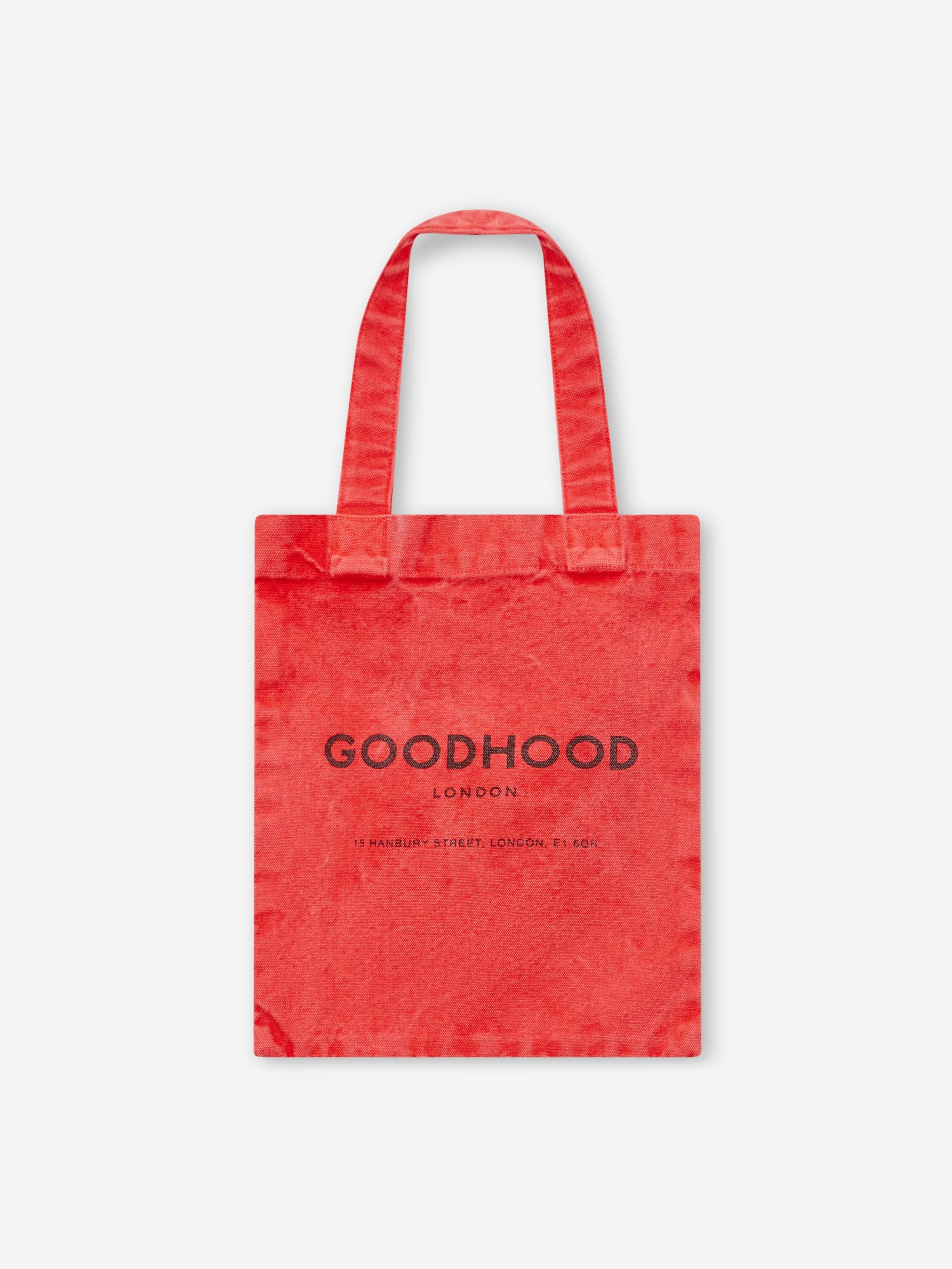 Goodhood London Tote Bag Small - Warm Red