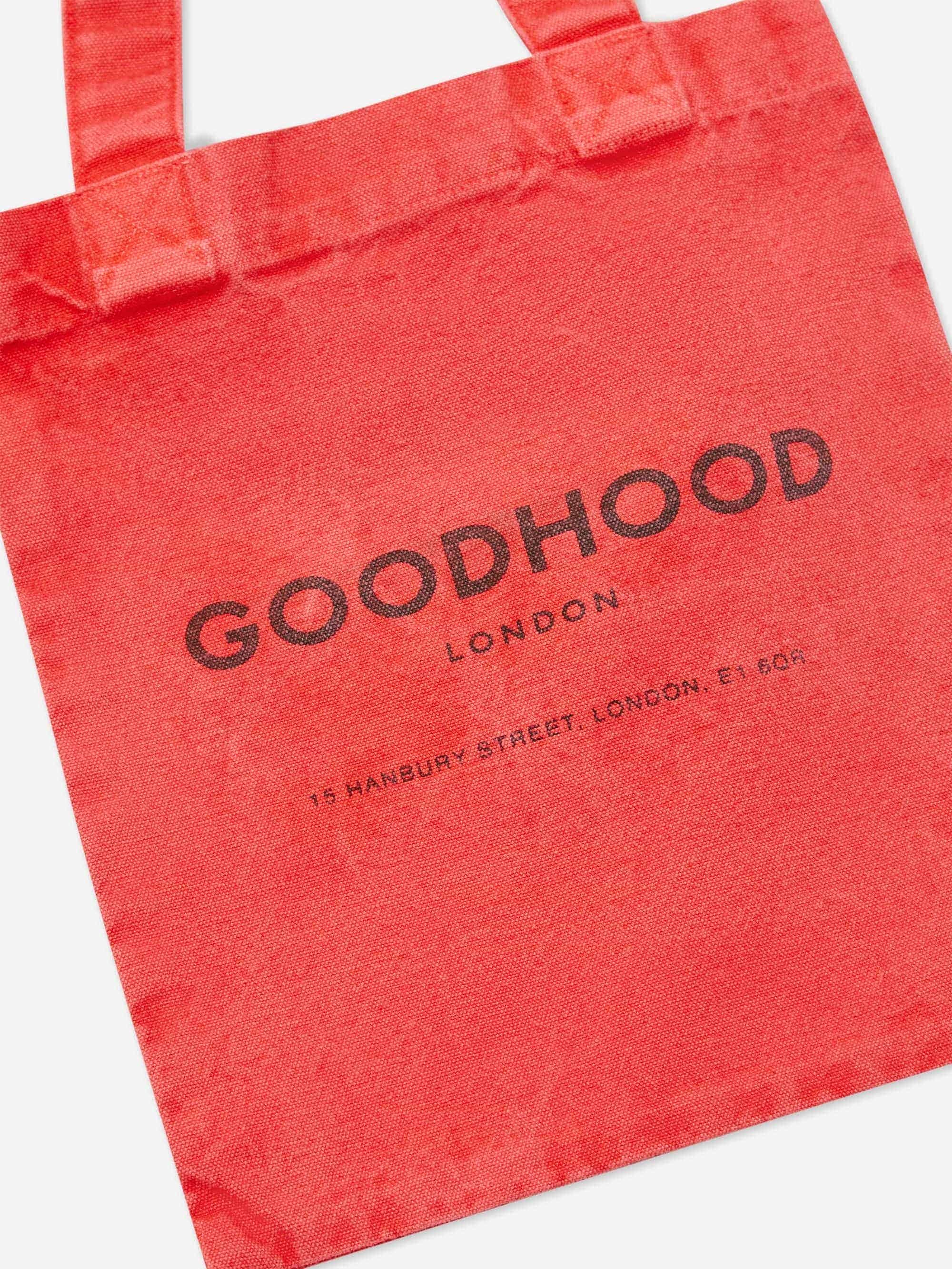 Goodhood London Tote Bag Small - Warm Red