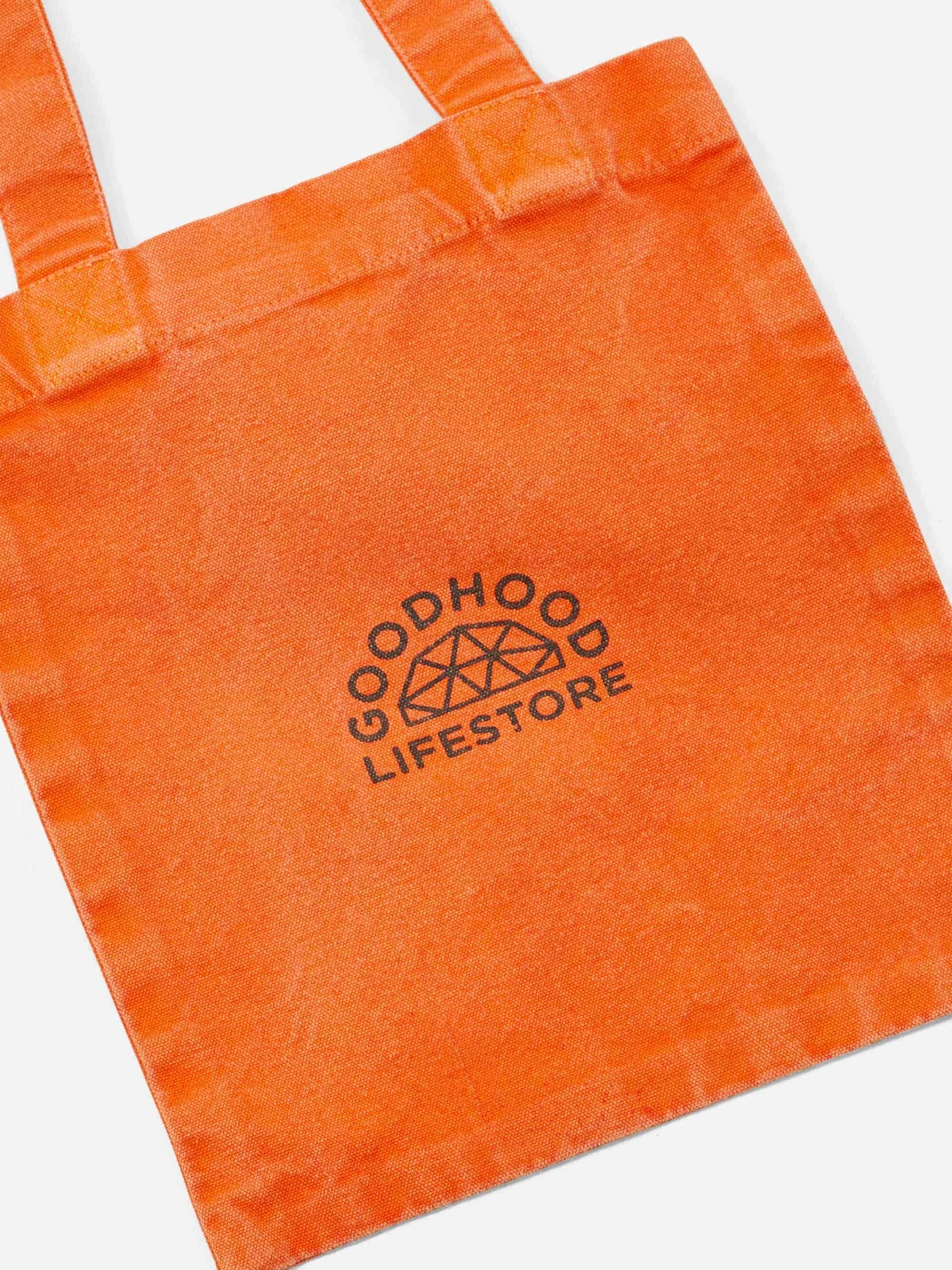 Goodhood Lifestore Tote Bag Small - Orange