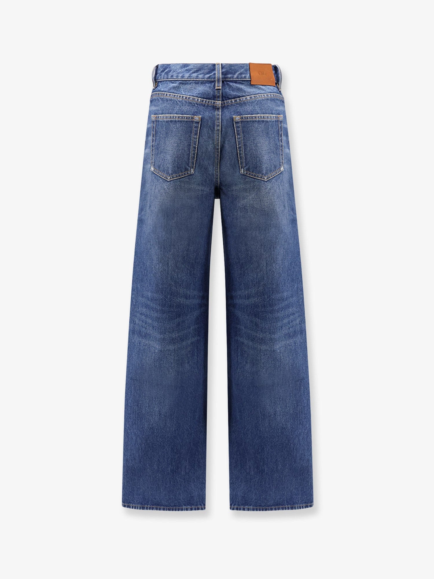 Chloe Jeans with leather logo tag