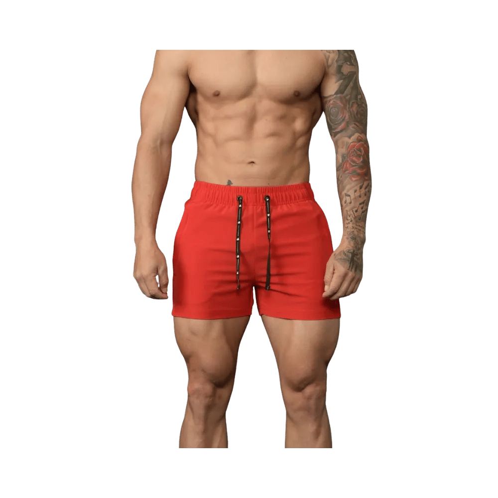 YoungLA Bodybuilding Shorts Red
