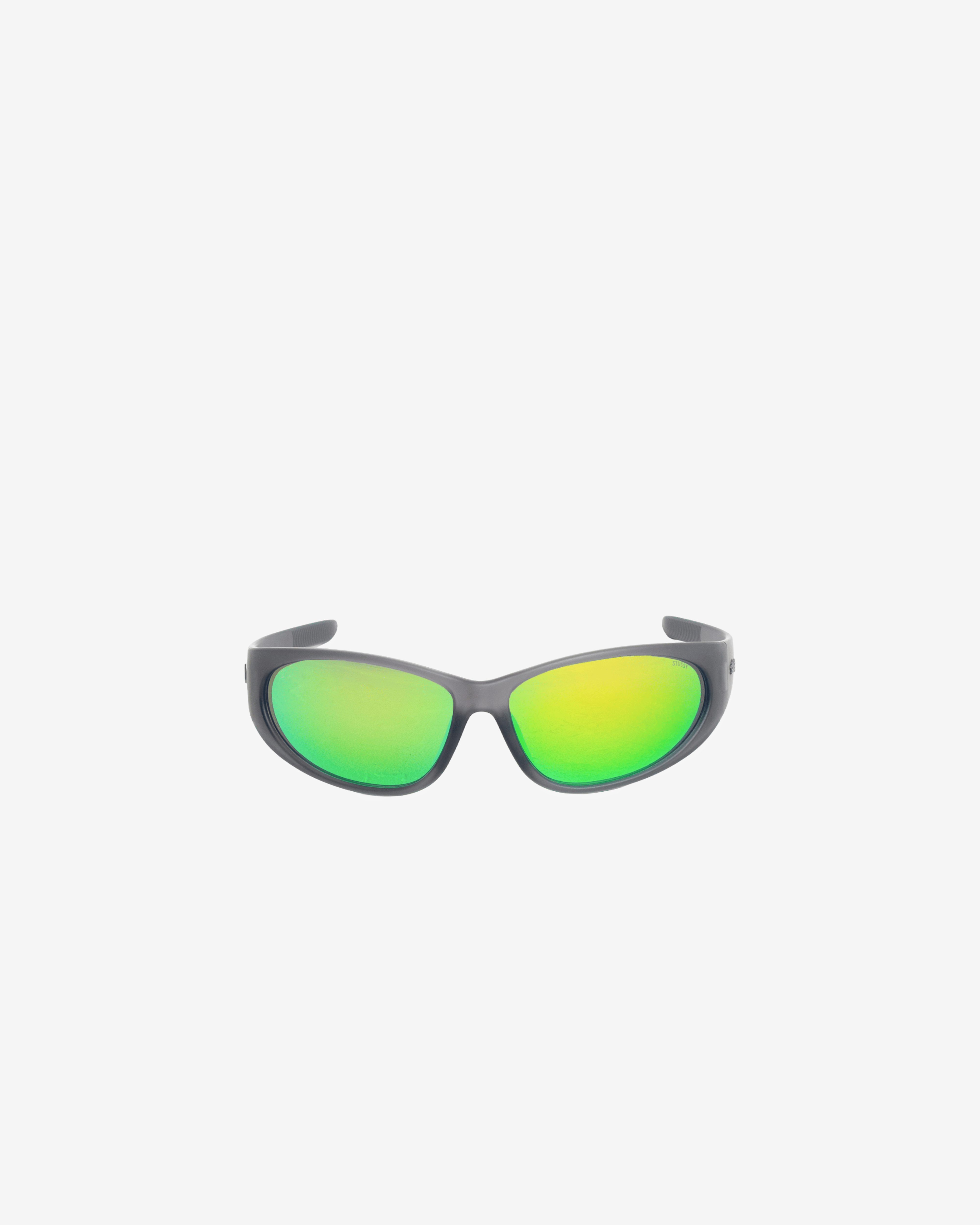 Stüssy - Adrian Sunglasses - (Frost Grey/Green Mirror)