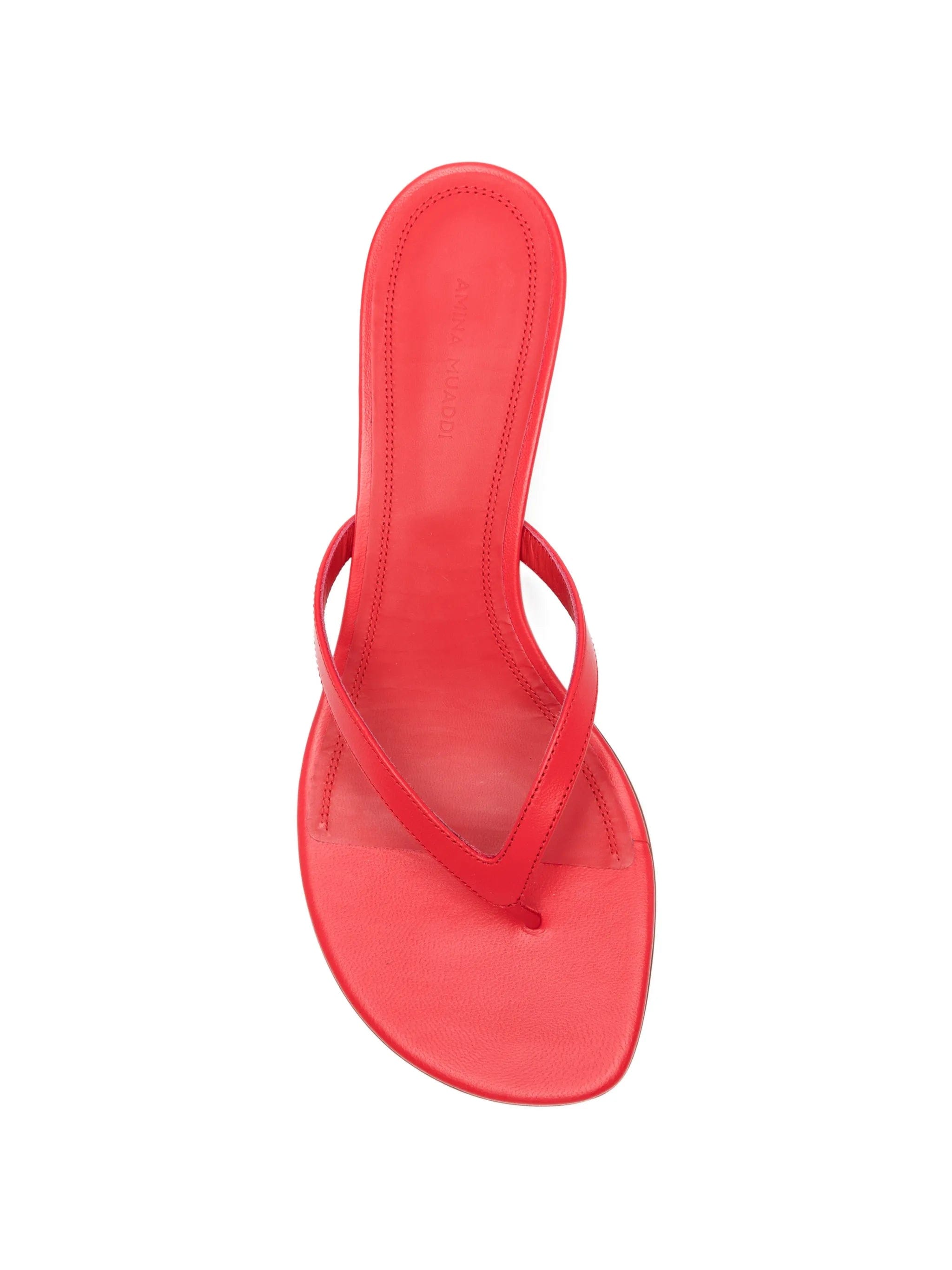 Amina Muaddi Juliette thong sandals