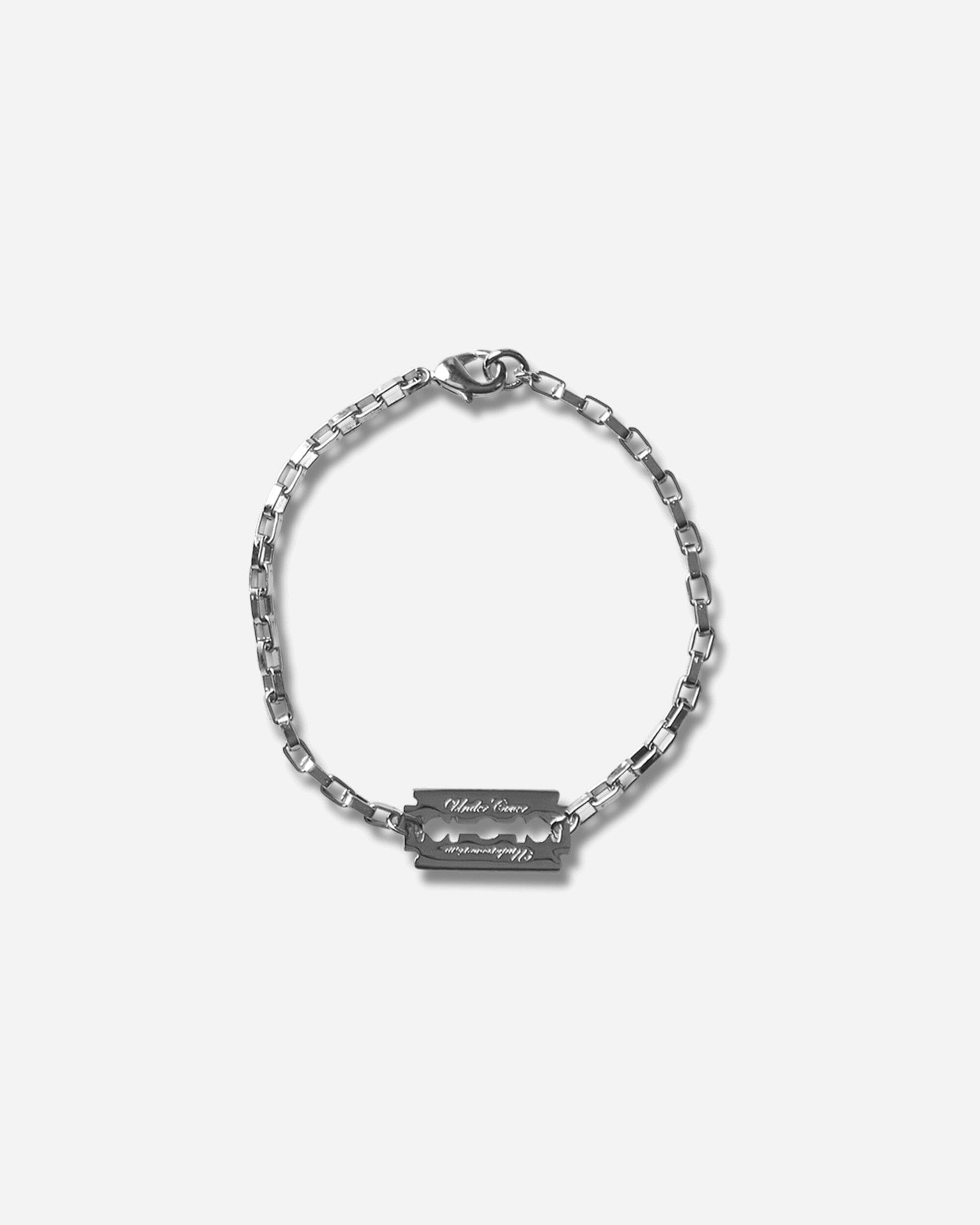 Undercover Razor Blade Bracelet Silver