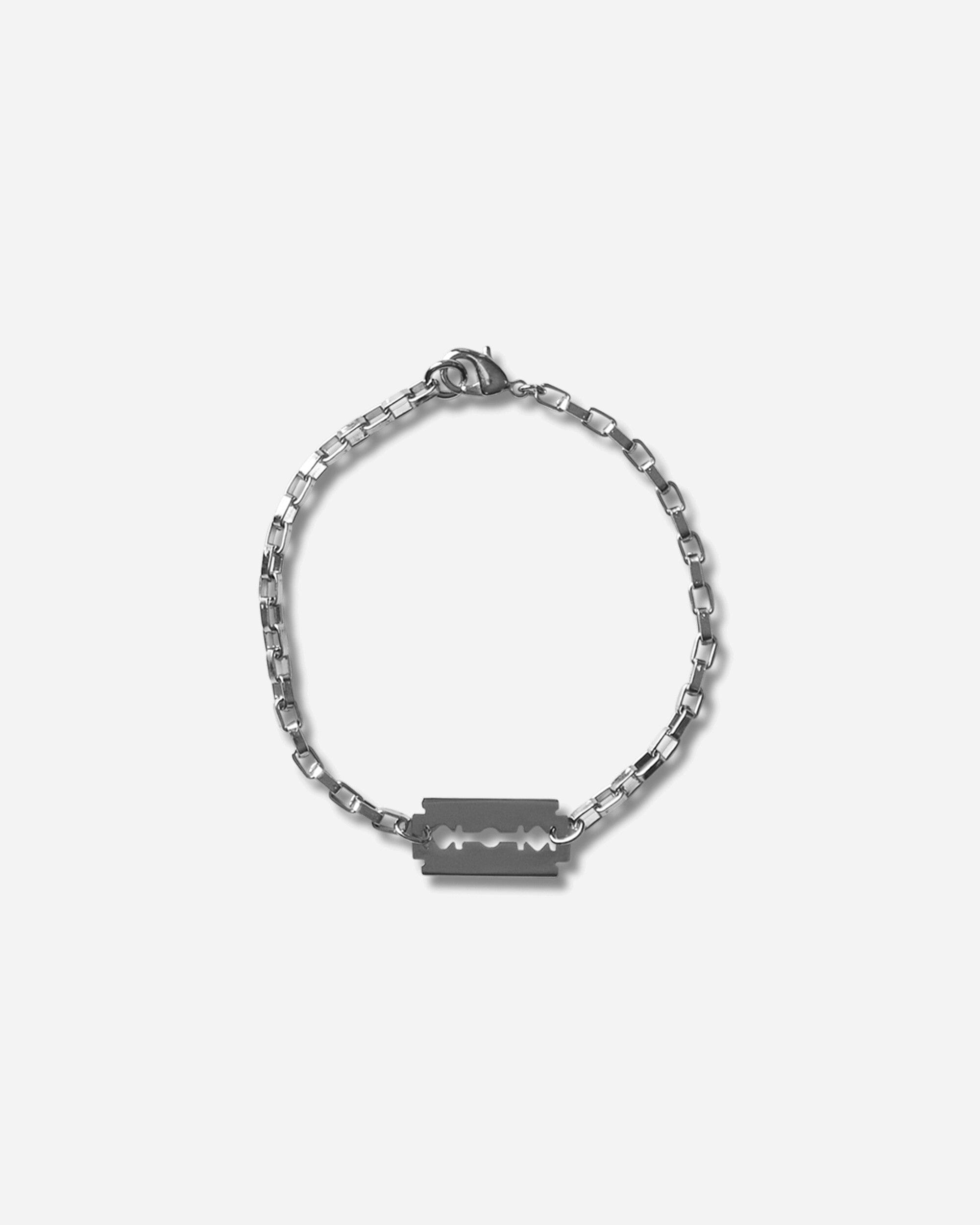 Undercover Razor Blade Bracelet Silver
