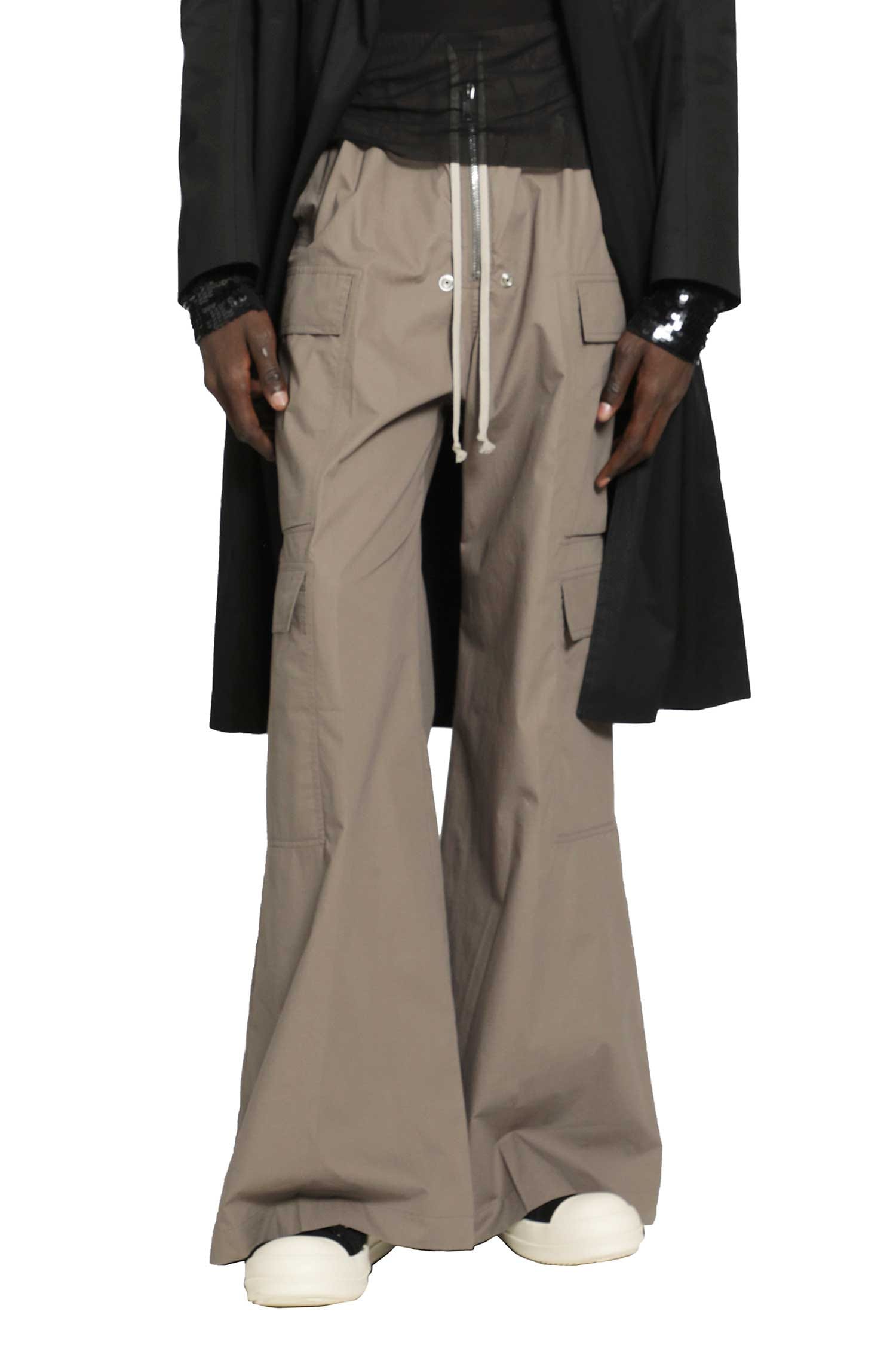 RICK OWENS Temple Cargobelas in Cotton Poplin
