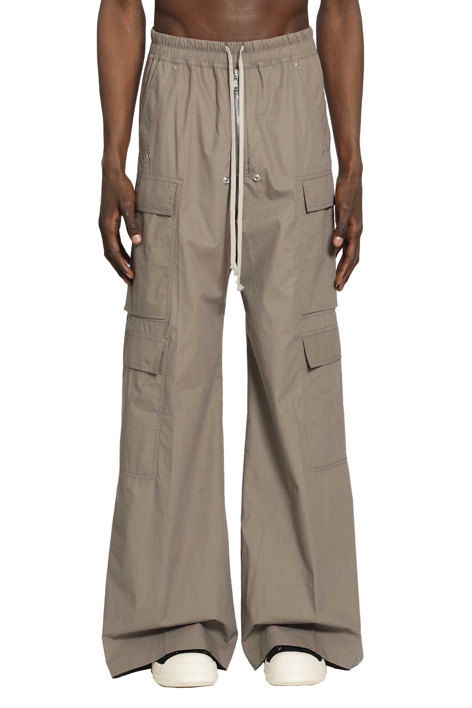 RICK OWENS Temple Cargobelas in Cotton Poplin