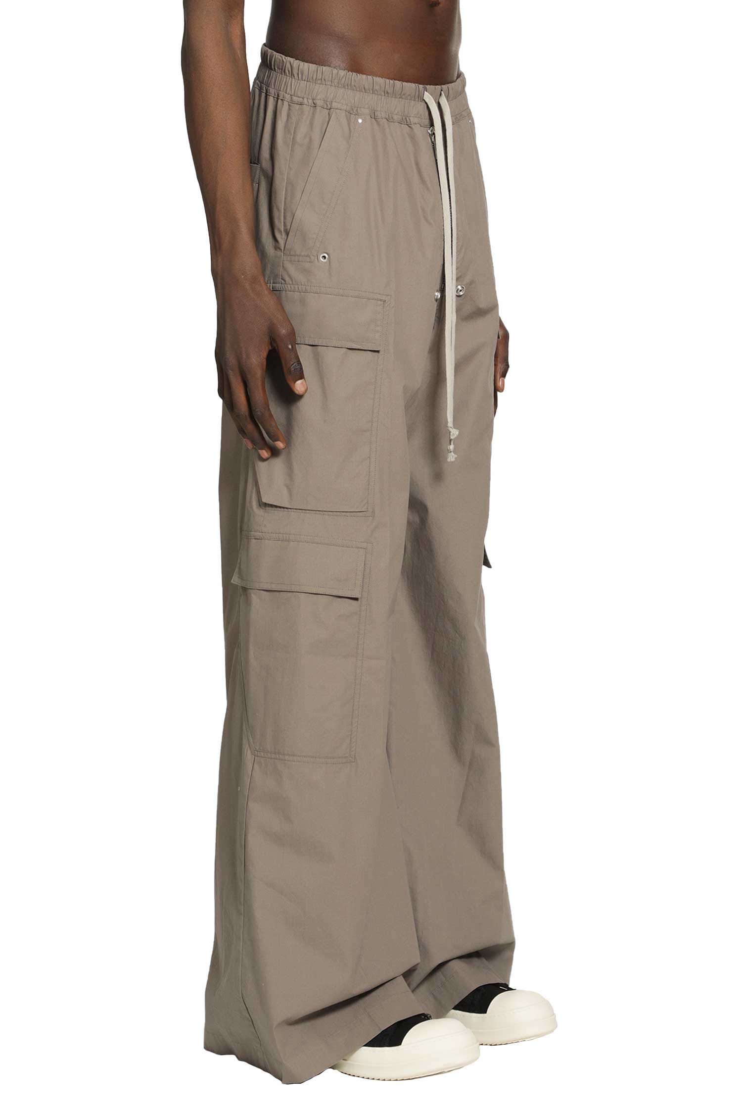 RICK OWENS Temple Cargobelas in Cotton Poplin