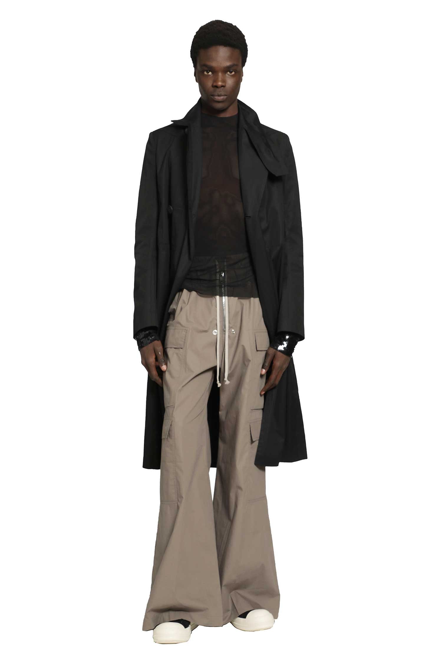 RICK OWENS Temple Cargobelas in Cotton Poplin