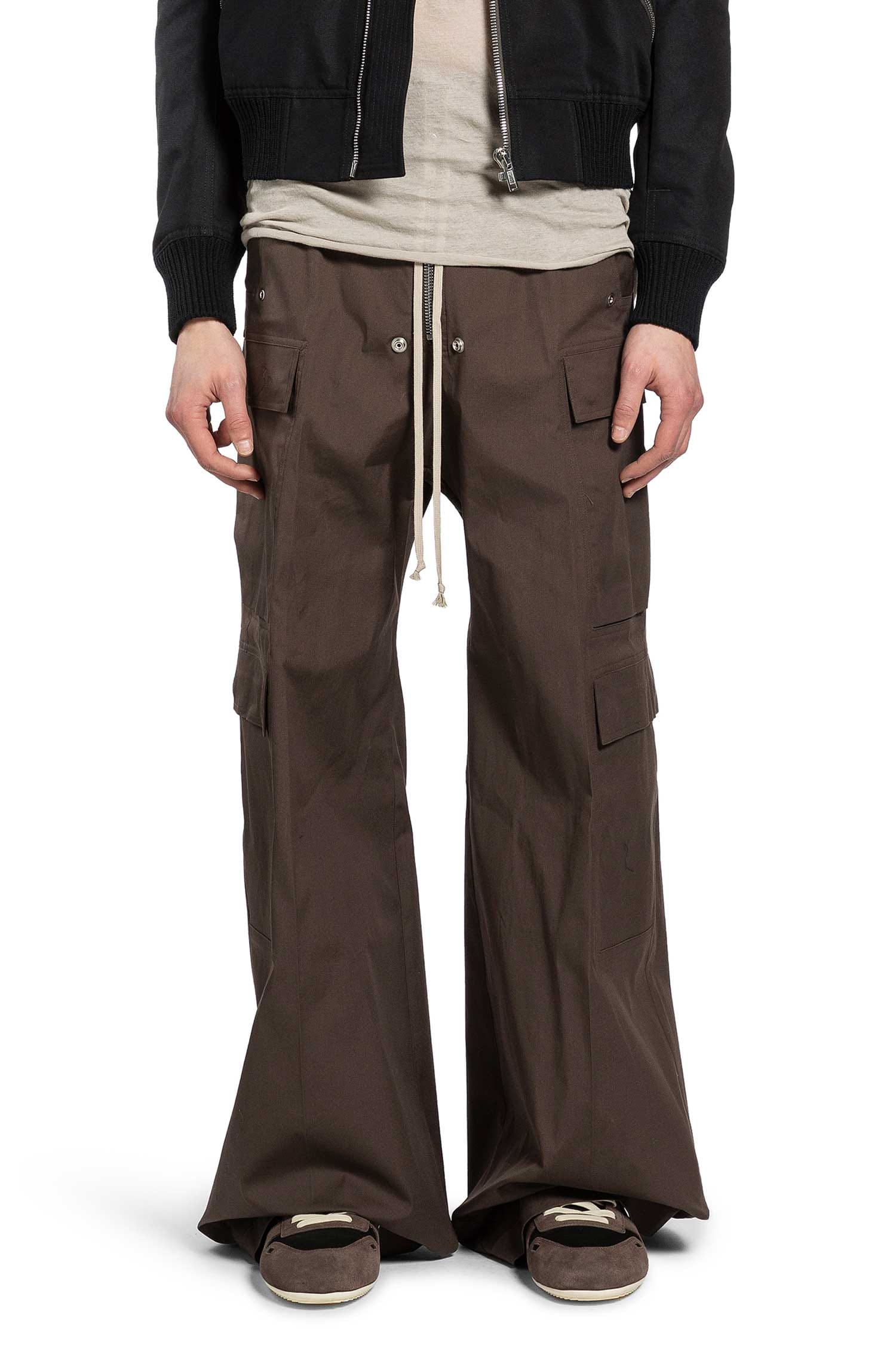 RICK OWENS Temple Cargobelas in Heavy Cotton Poplin