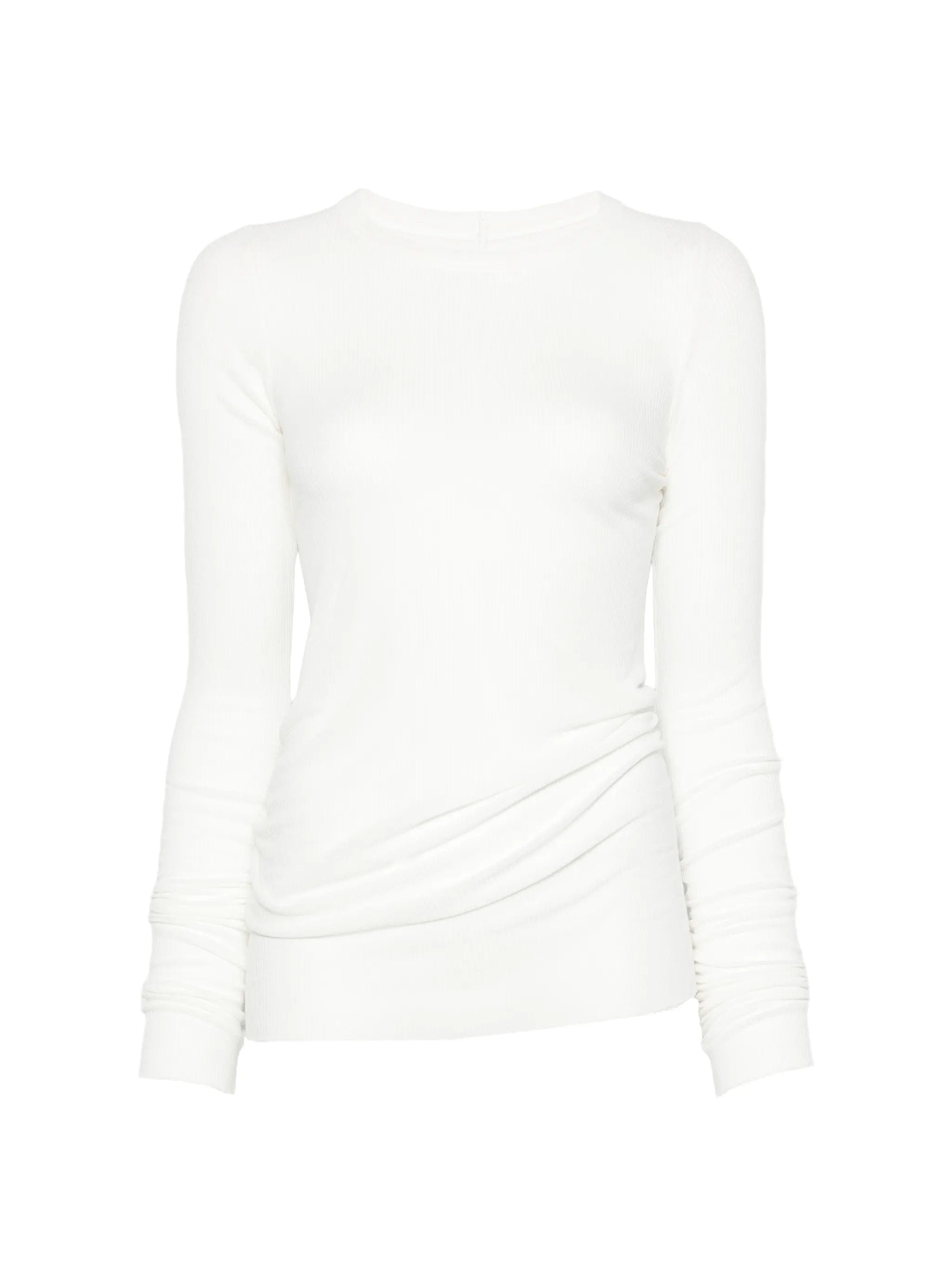 Rick Owens ribbed - knit long - sleeve T - shirt