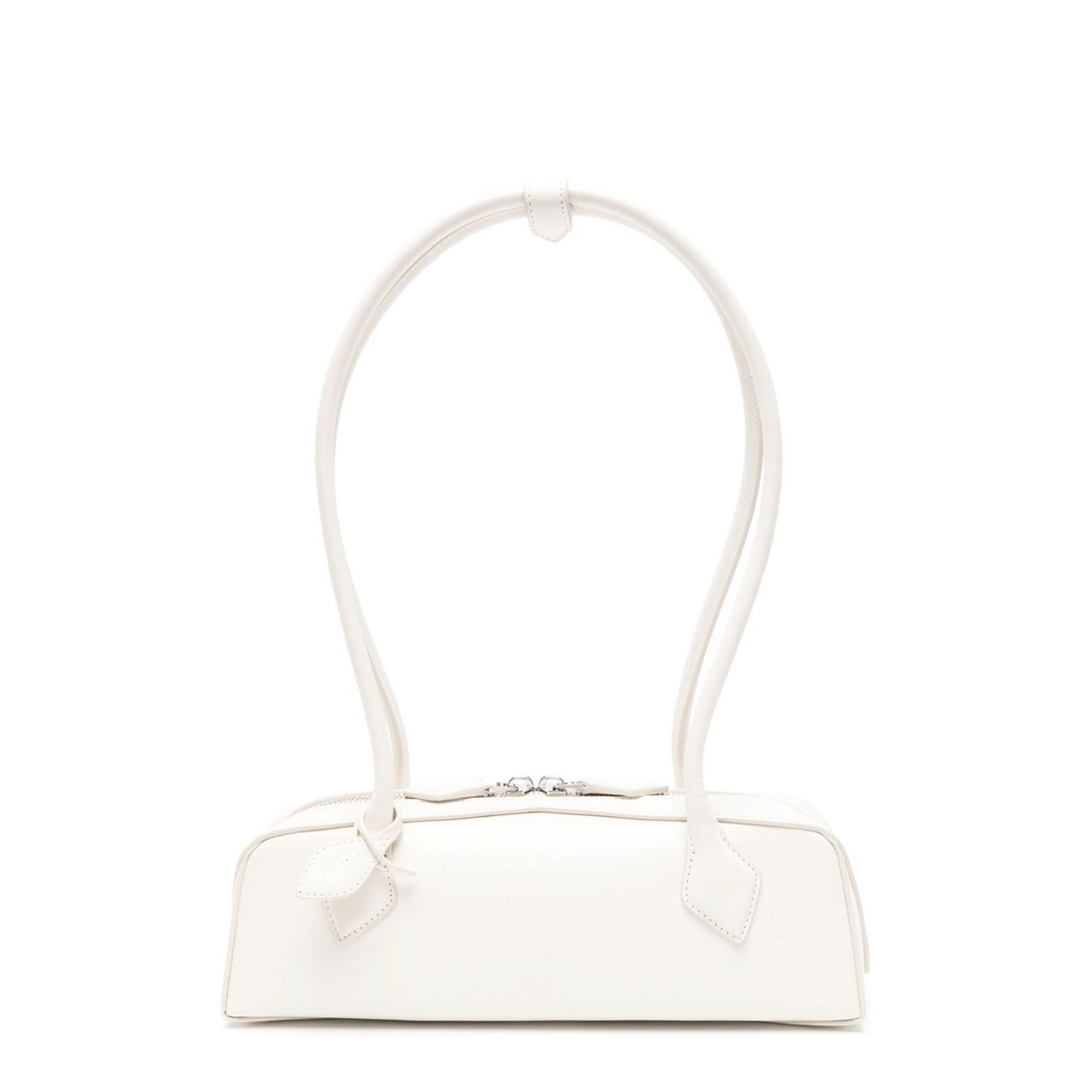 Alaia Le Teckel Small Goat Leather Shoulder Bag - Ivoire