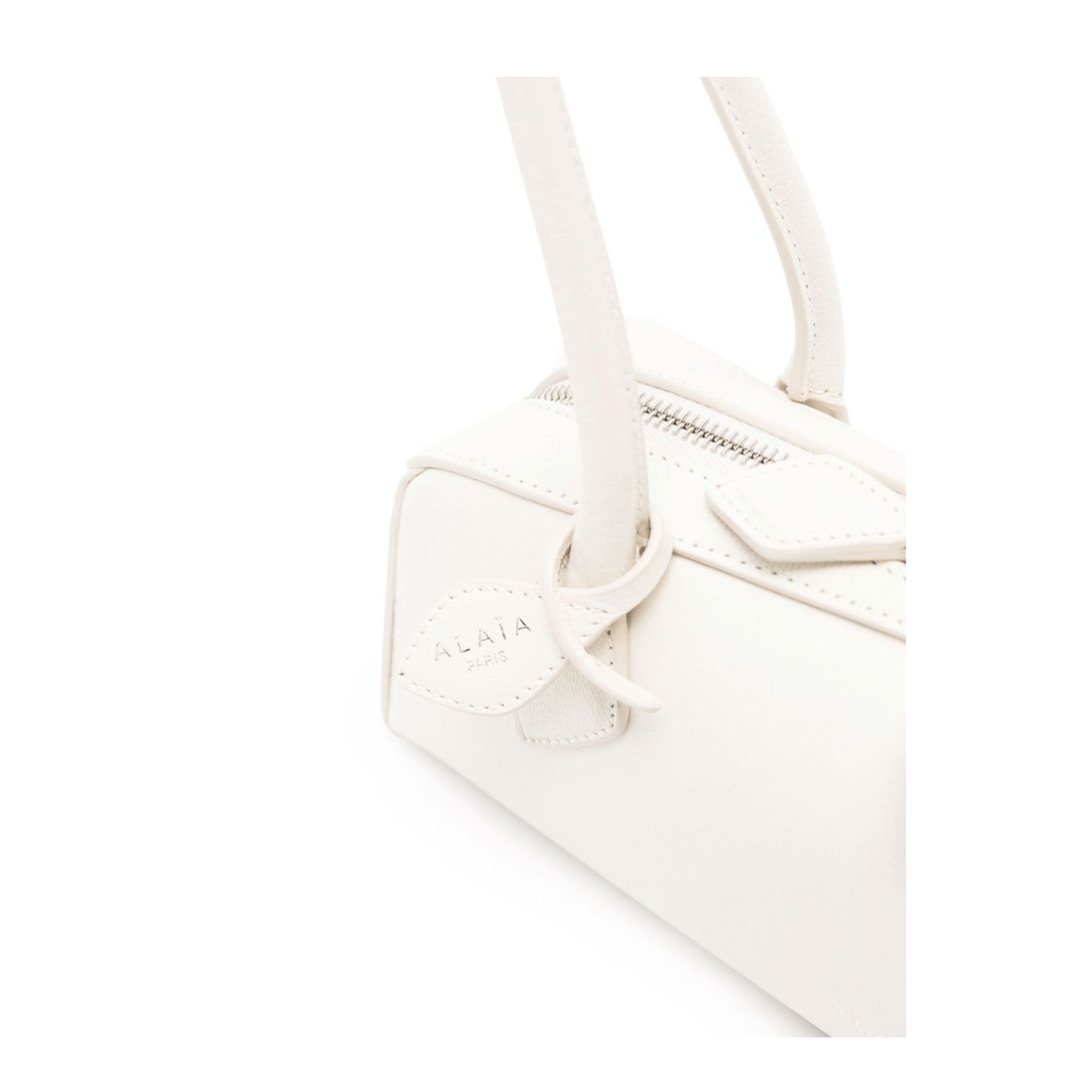 Alaia Le Teckel Small Goat Leather Shoulder Bag - Ivoire
