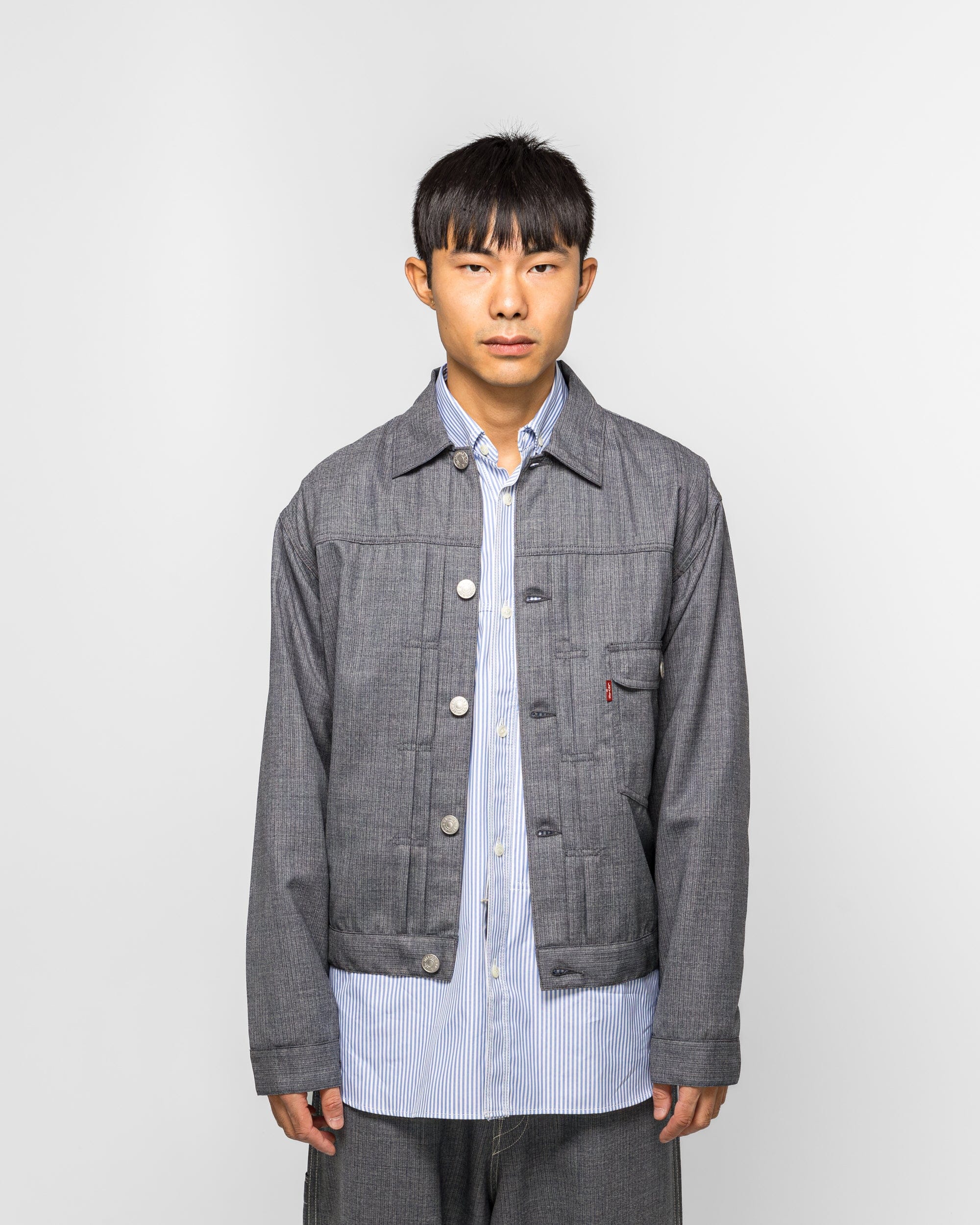 Junya Watanabe MAN Wool Stripe x Levi's - Blue/Grey