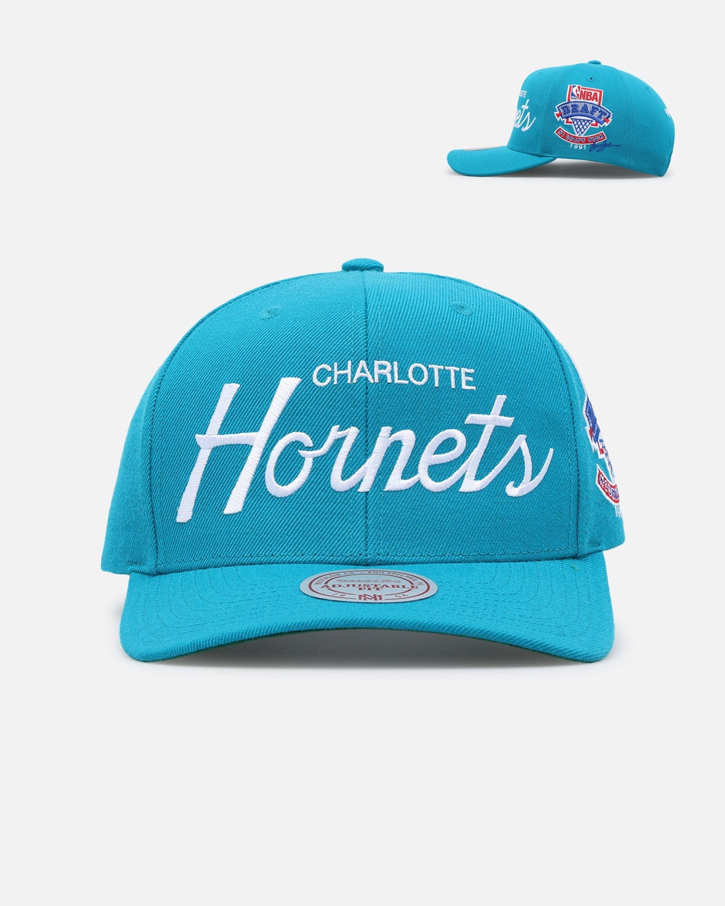 Mitchell & NESS Charlotte Hornets 1991 Draft Pick Snapback Aqua