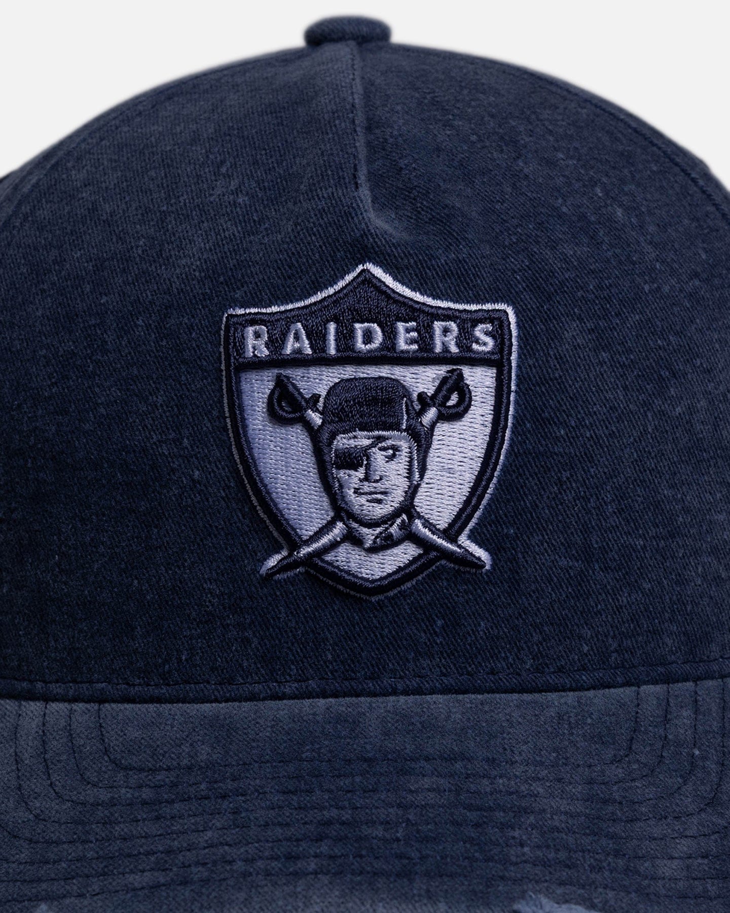 Mitchell & NESS Las Vegas Raiders Distressed Origin Deadstock Snapback Navy