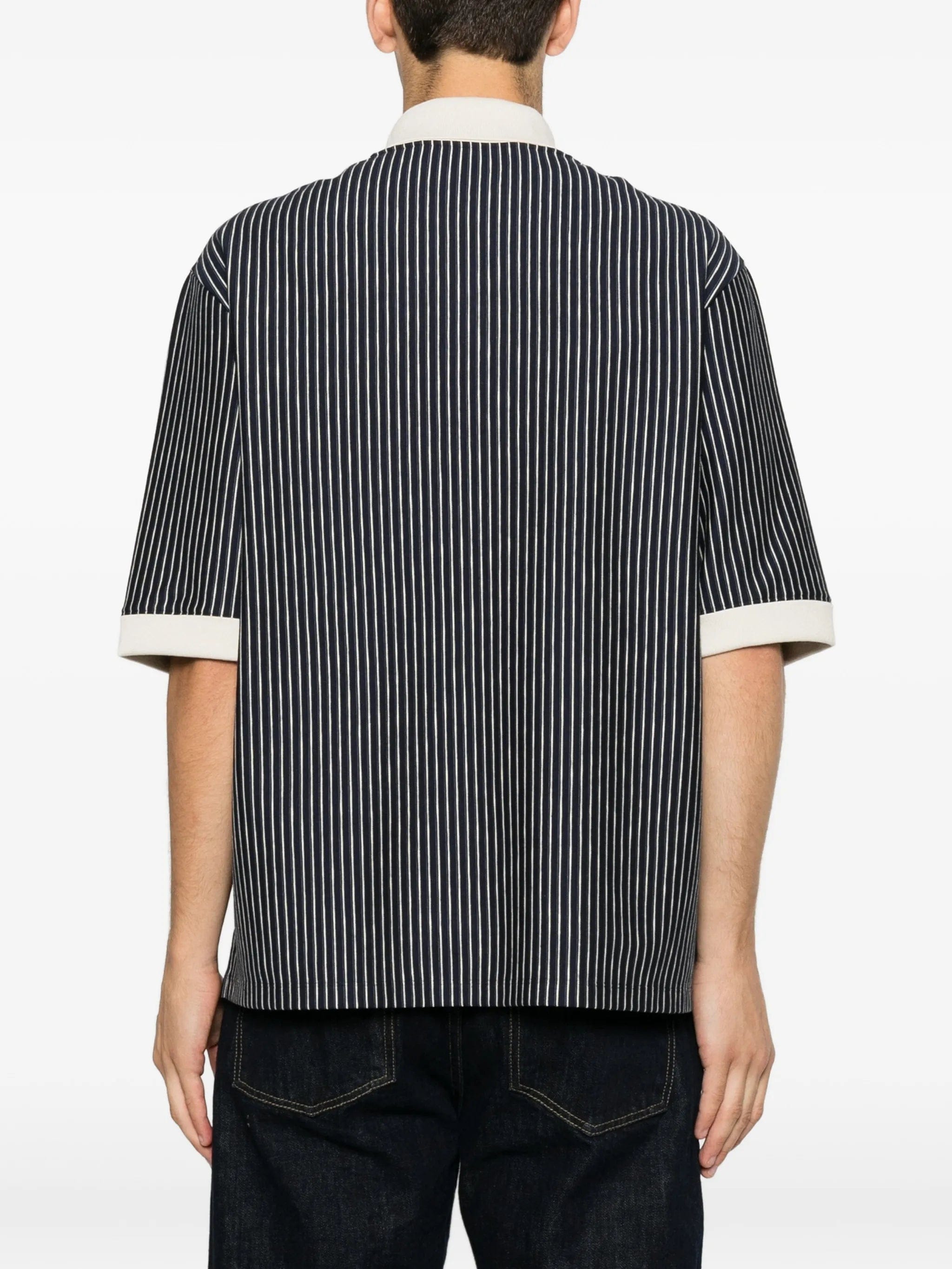 Valentino Garavani VLogo Signature striped - pattern polo shirt