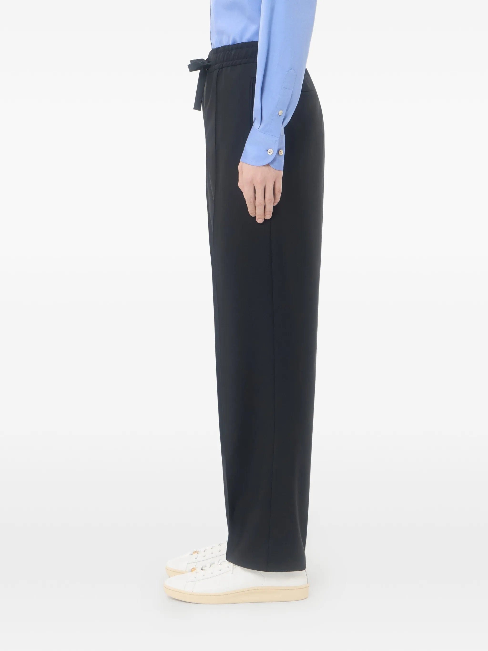 Valentino Garavani wool pants with VLogo embroidery