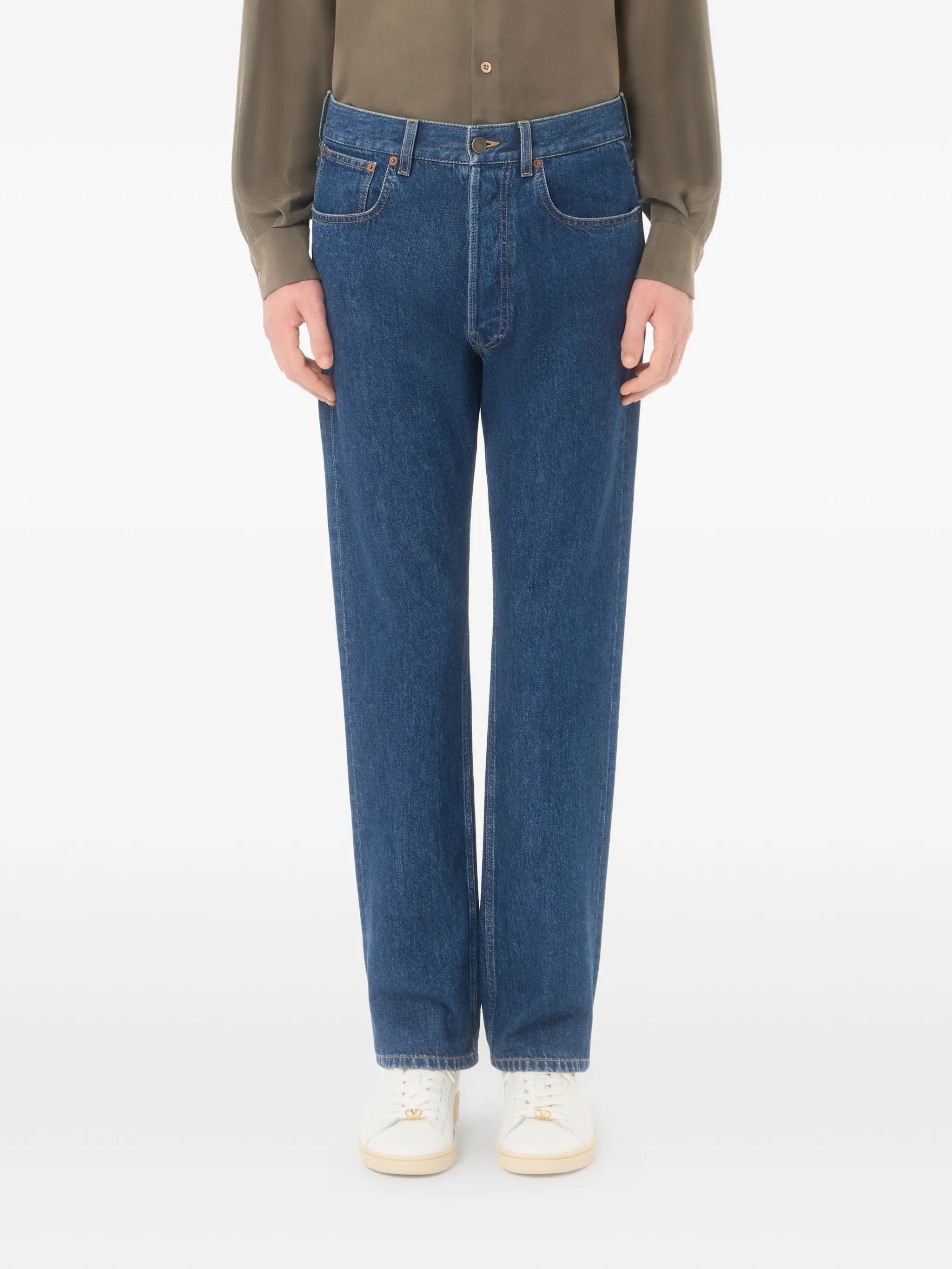 Valentino Garavani denim pants with VGold