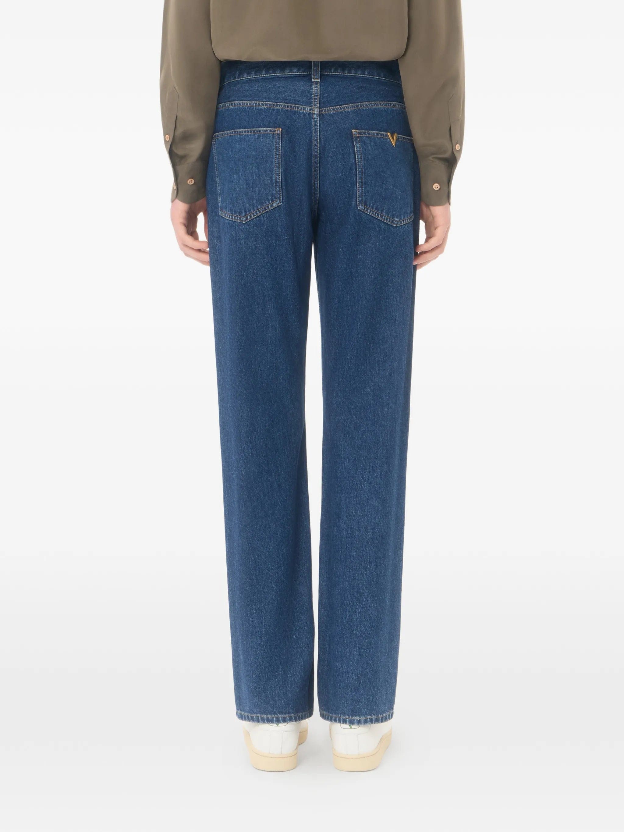 Valentino Garavani denim pants with VGold