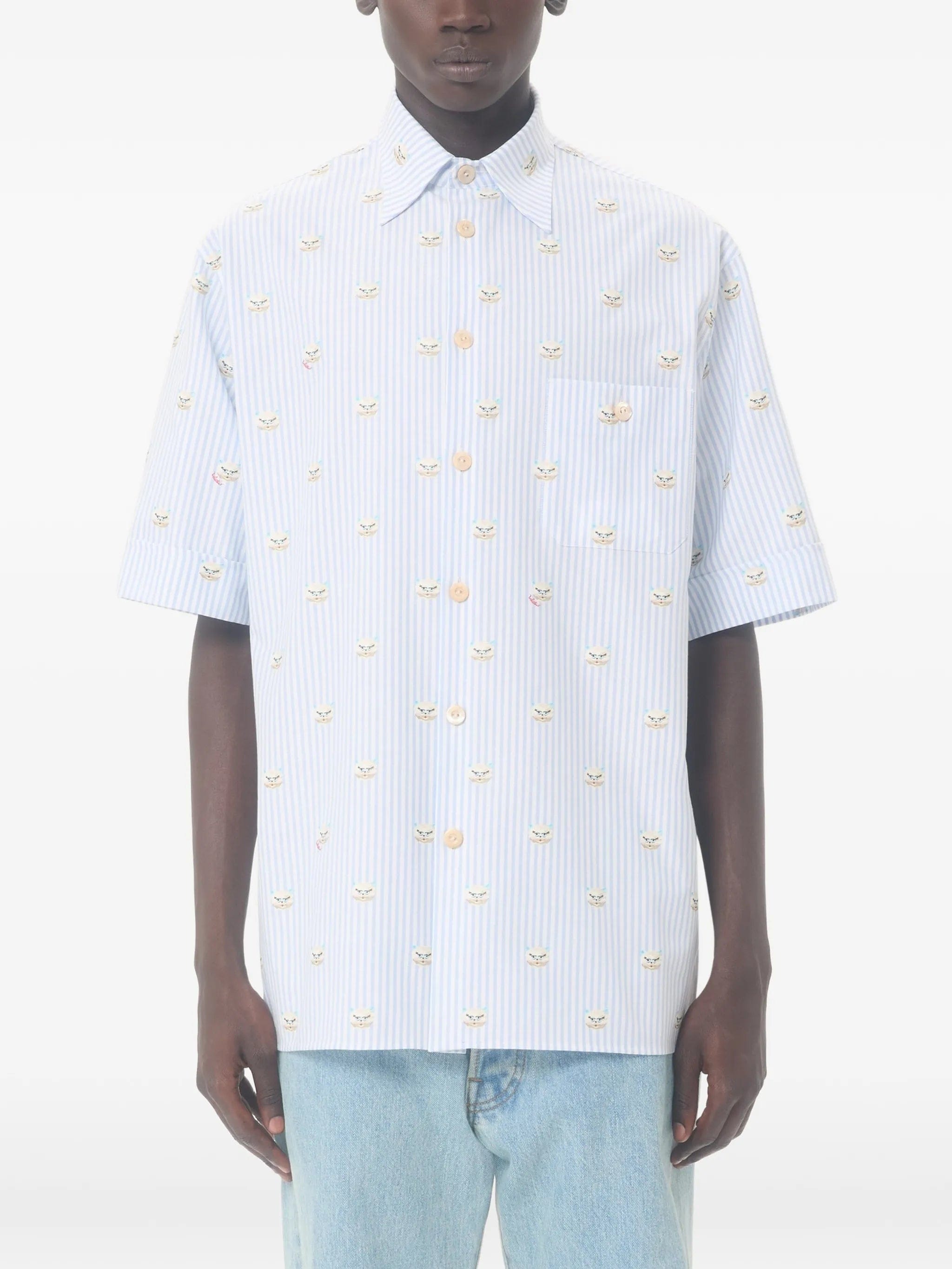 Valentino Garavani Le Chat De La Maison - print shirt