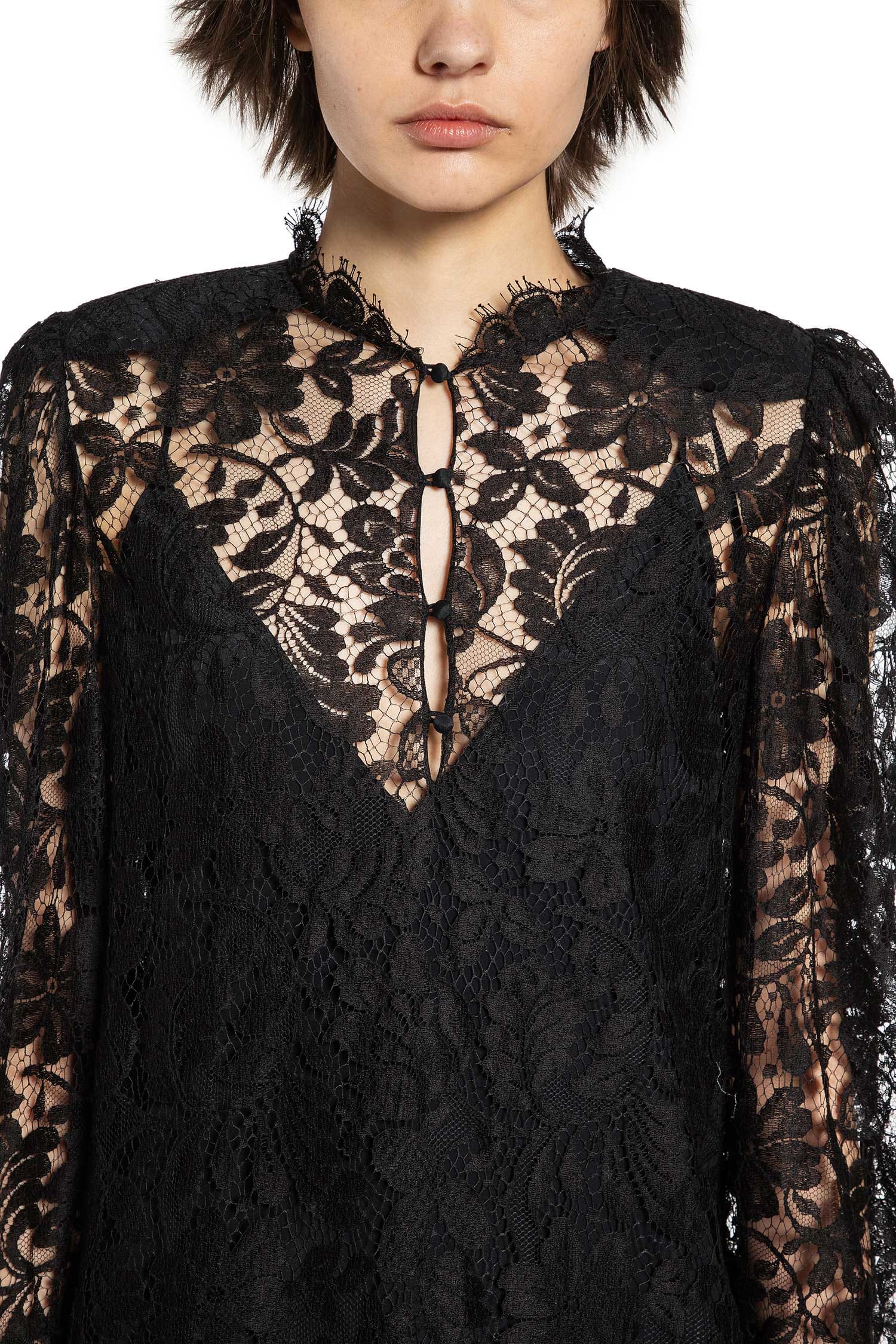 CHLOÉ Floral Lace Mini Dress